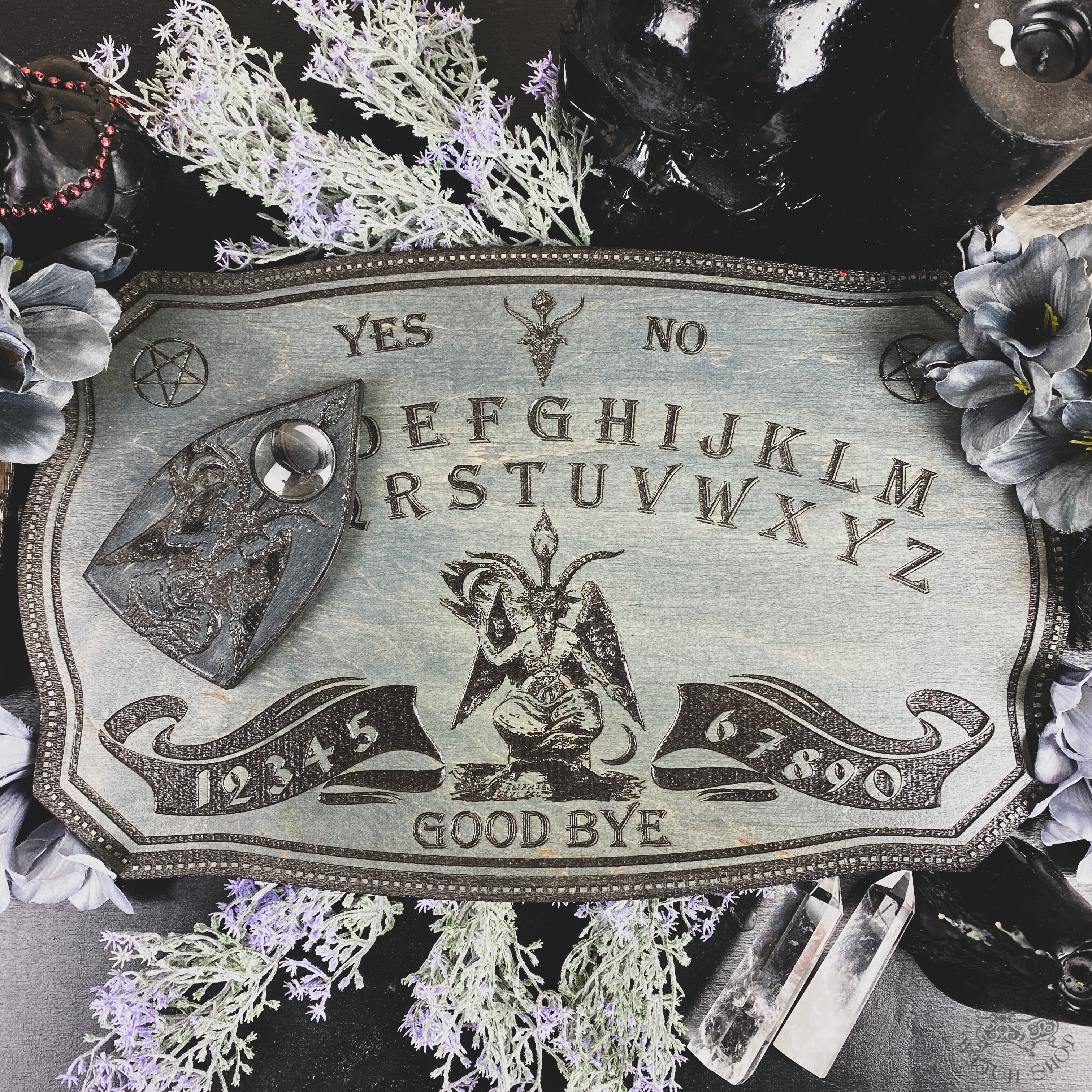 Ouija Board - Baphomet - Gray wood - SS