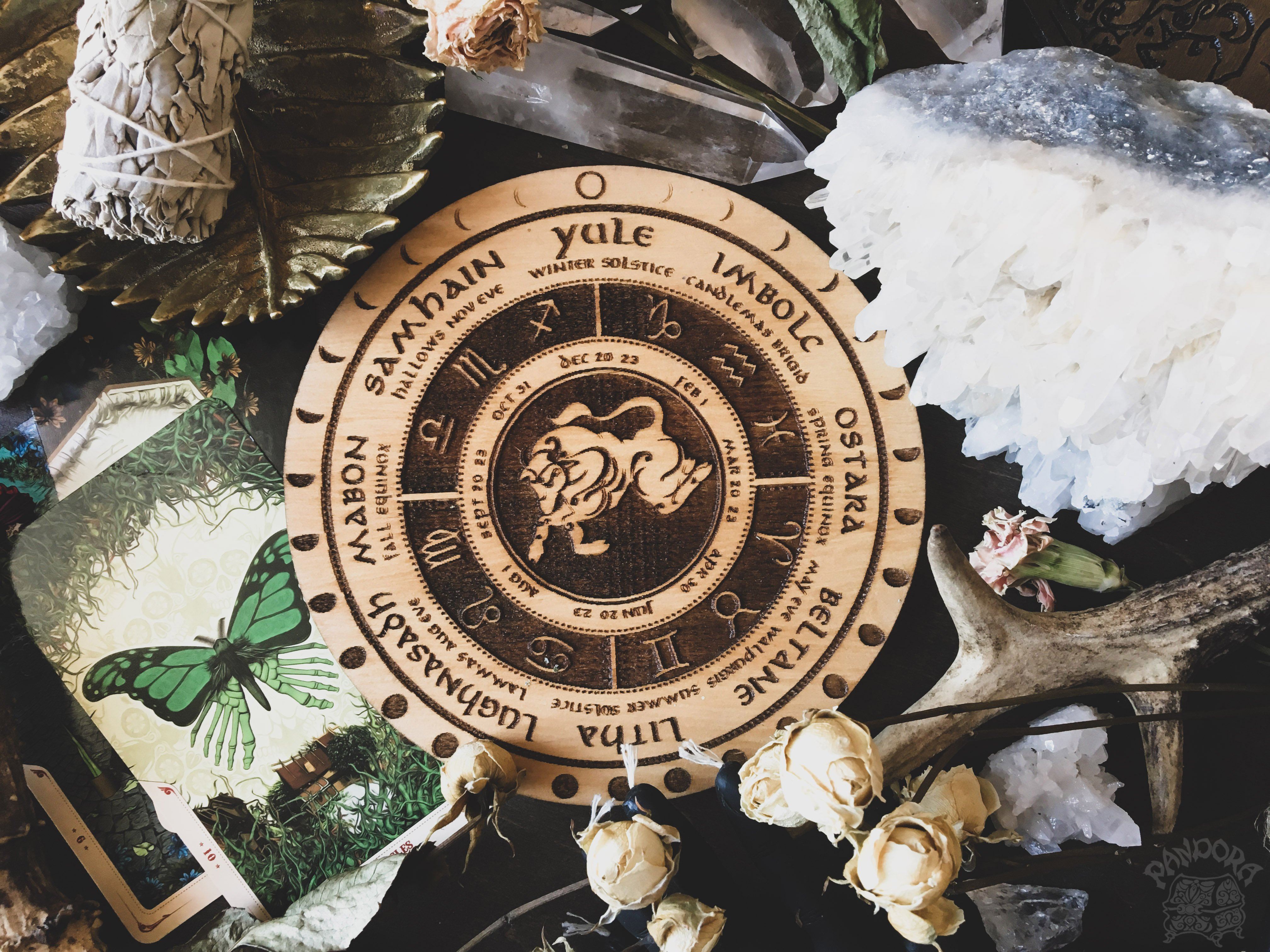 Wheel of the Year - Zodiac - Natural - SS