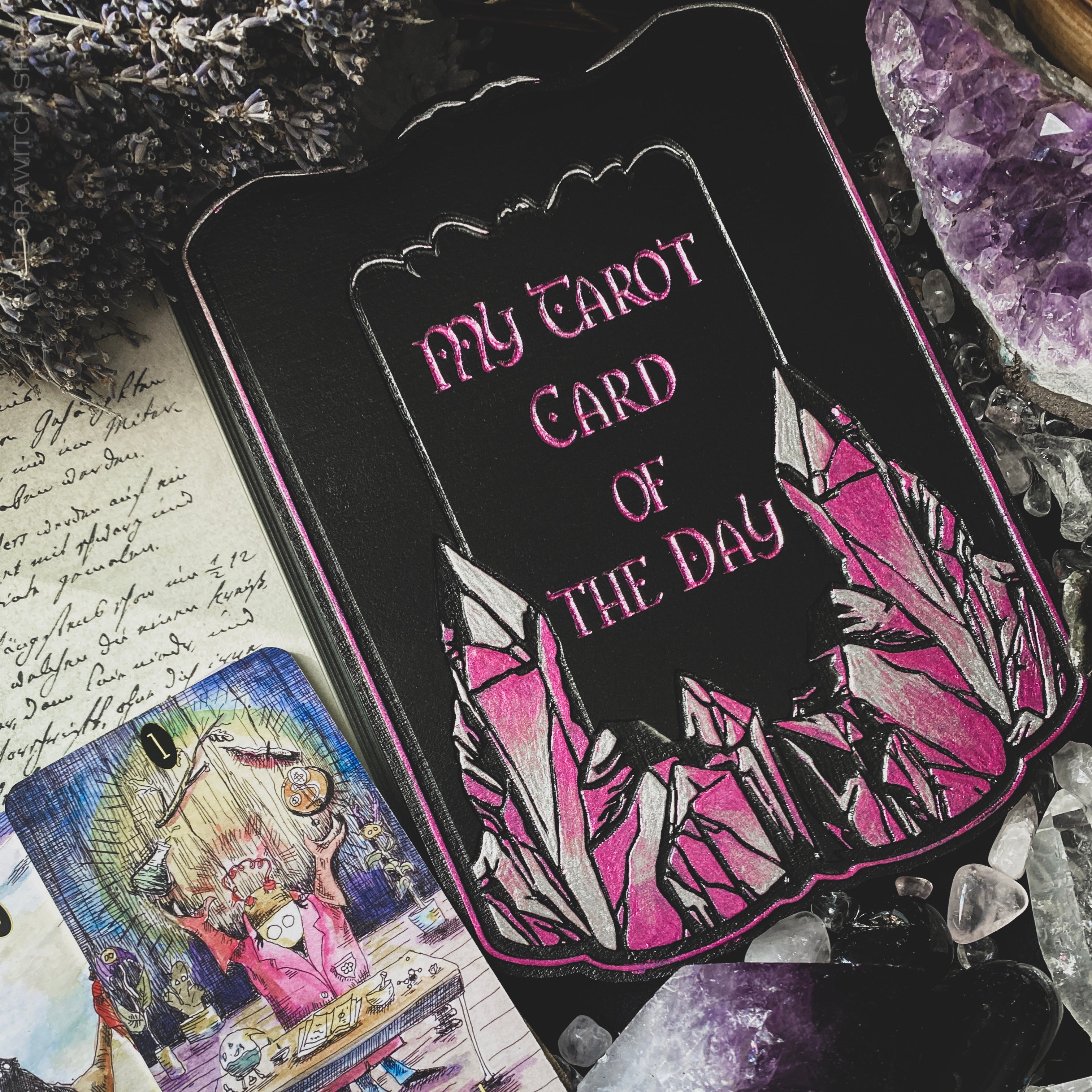 Tarot Board Card of the Day - Pink Crystals