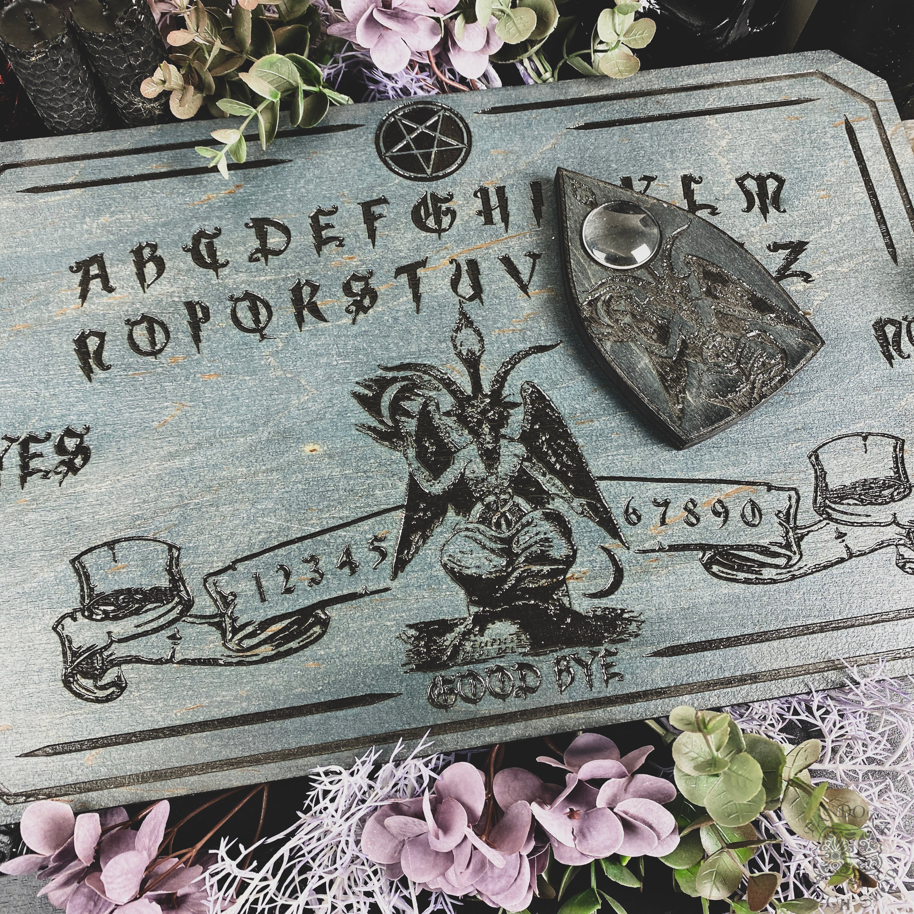 Ouija Board - Gray Baphomet