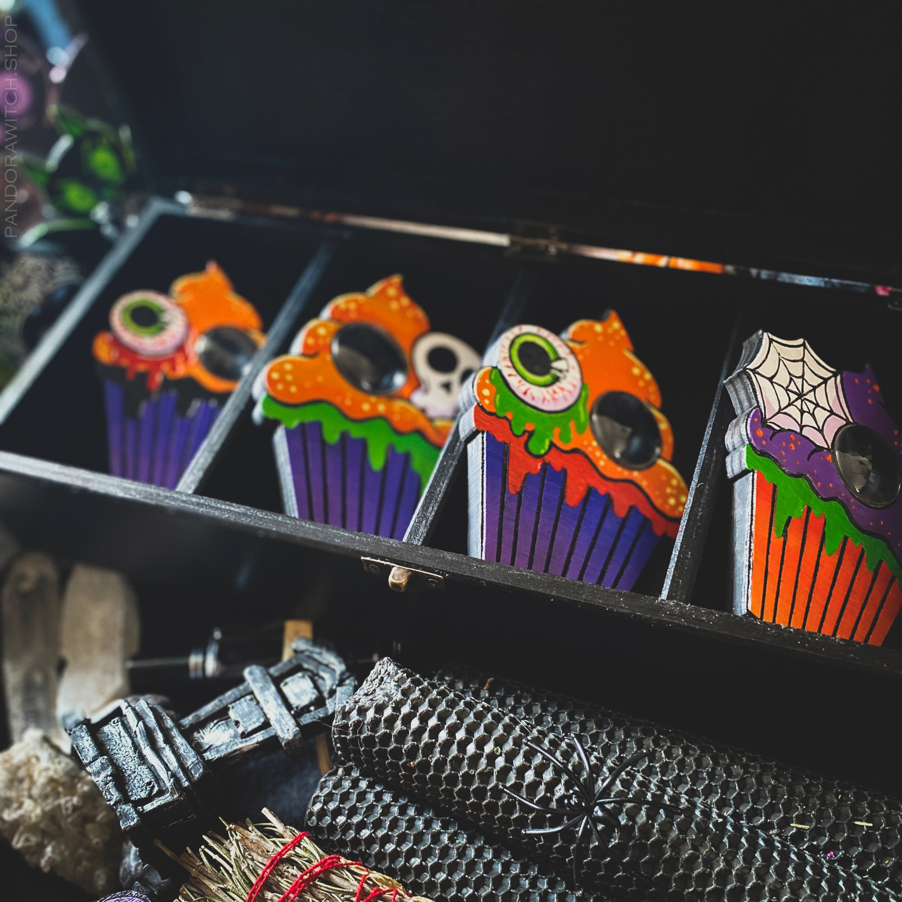 Box - Violet Pumpkin Mood - For 2 or 4 Tarot decks