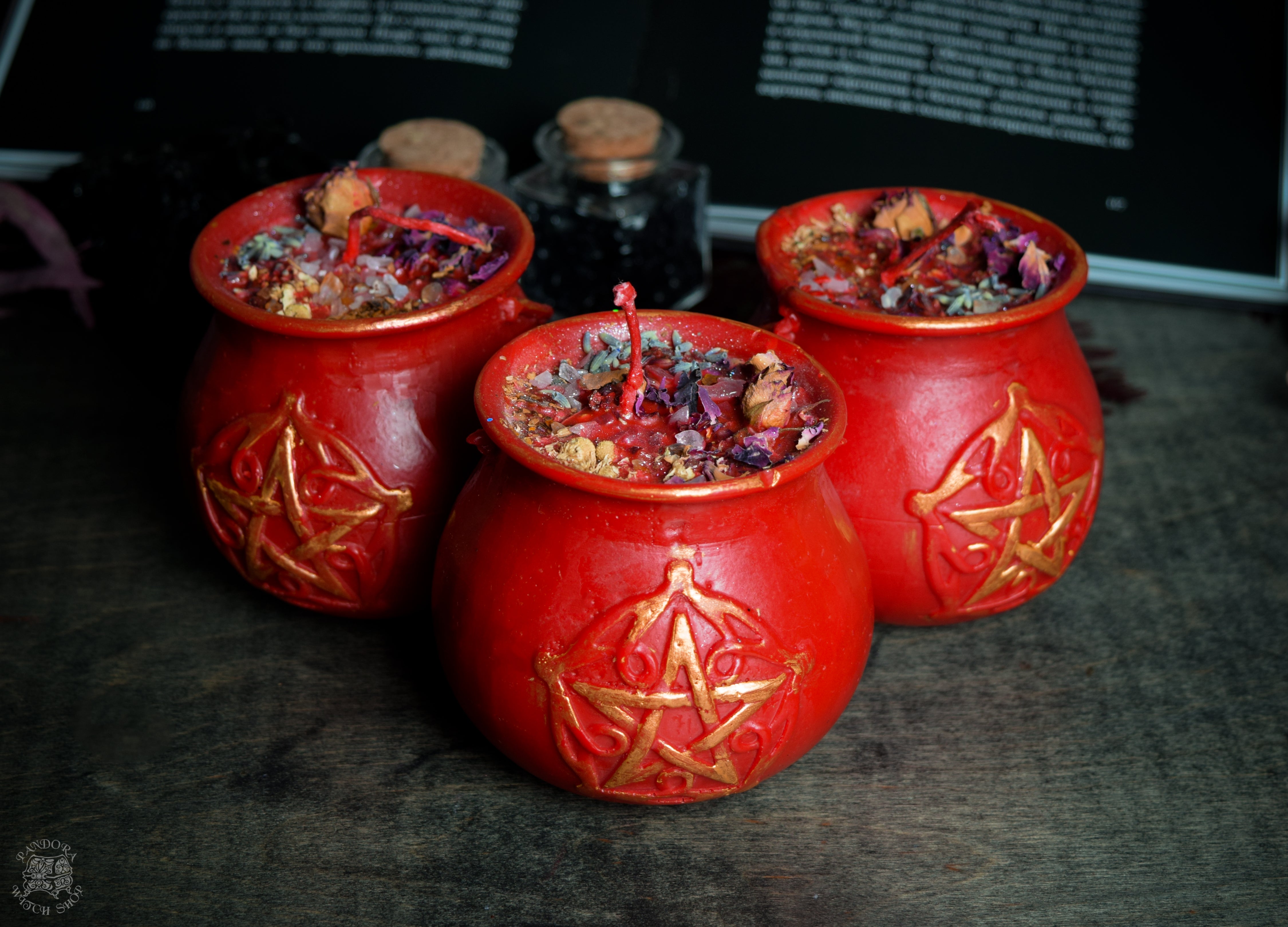 Witch Potion - The Power of Life - Beeswax candle