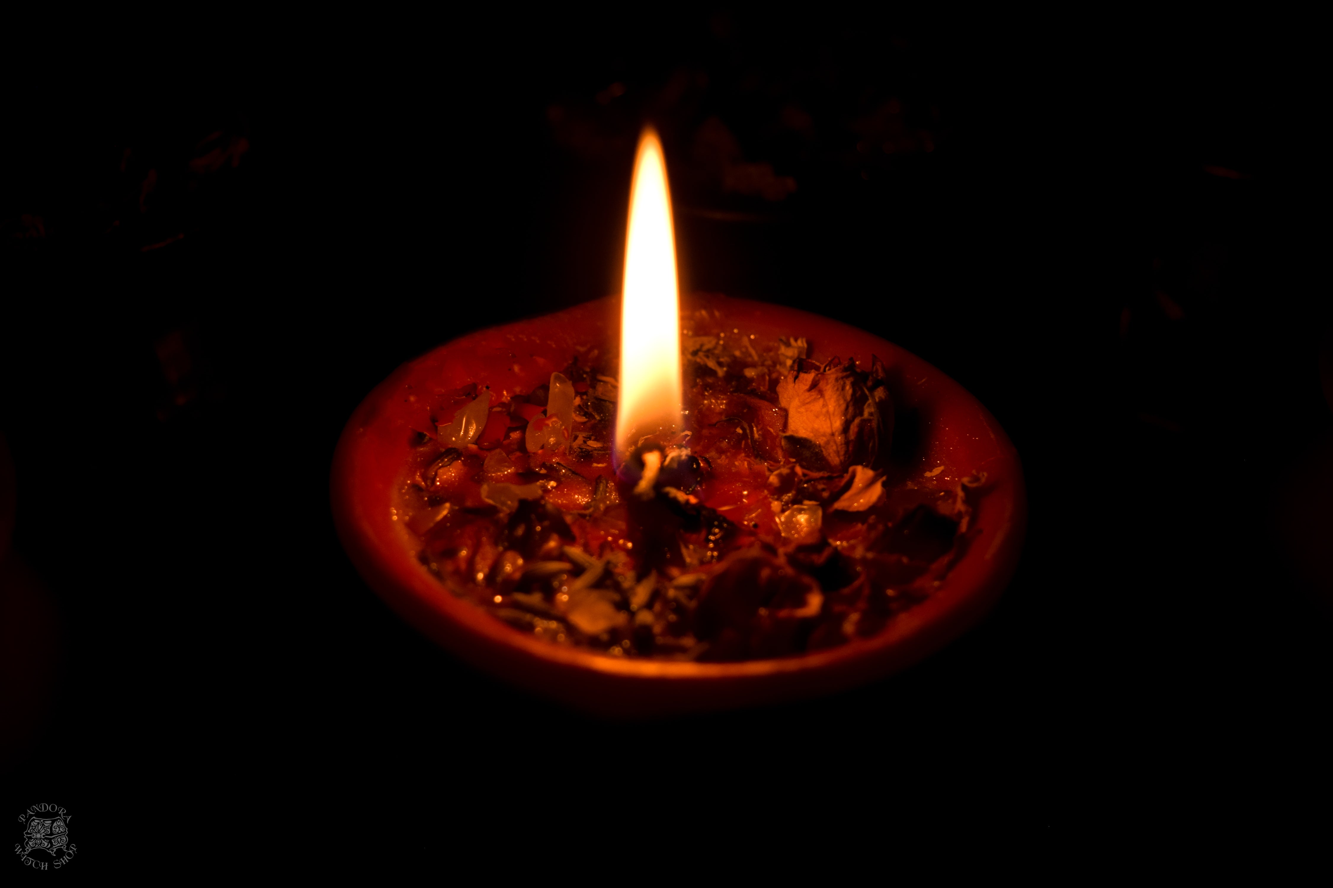 Witch Potion - The Power of Life - Beeswax candle