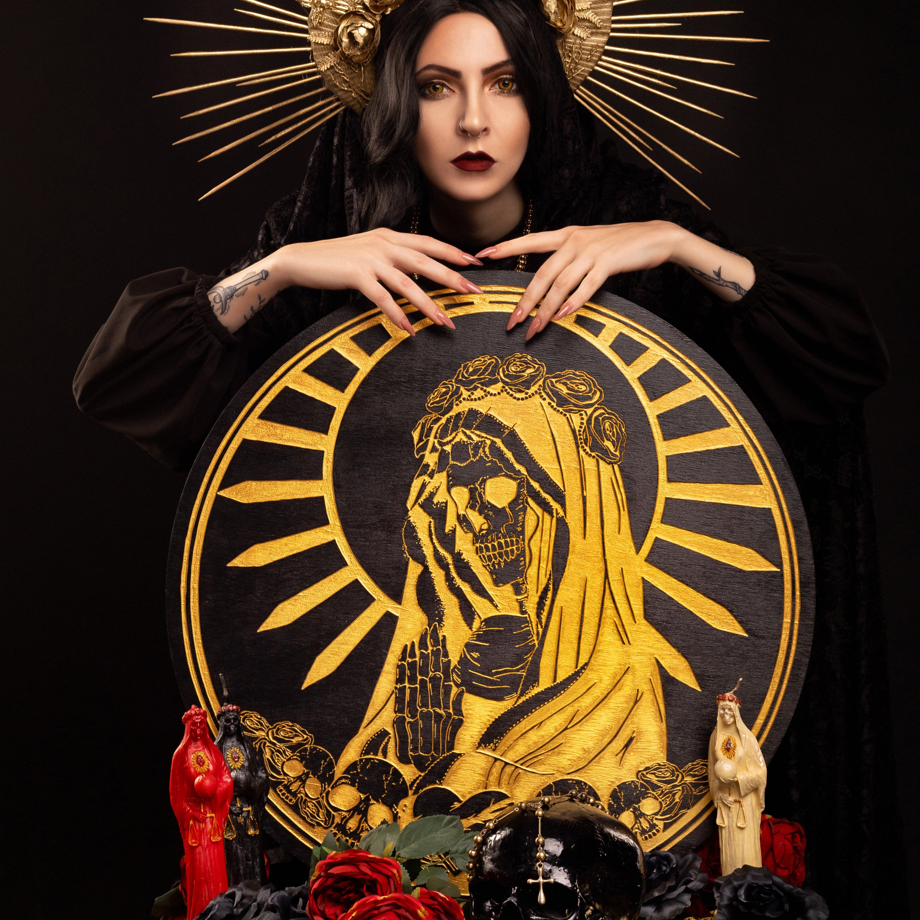 Gold deals santa muerte