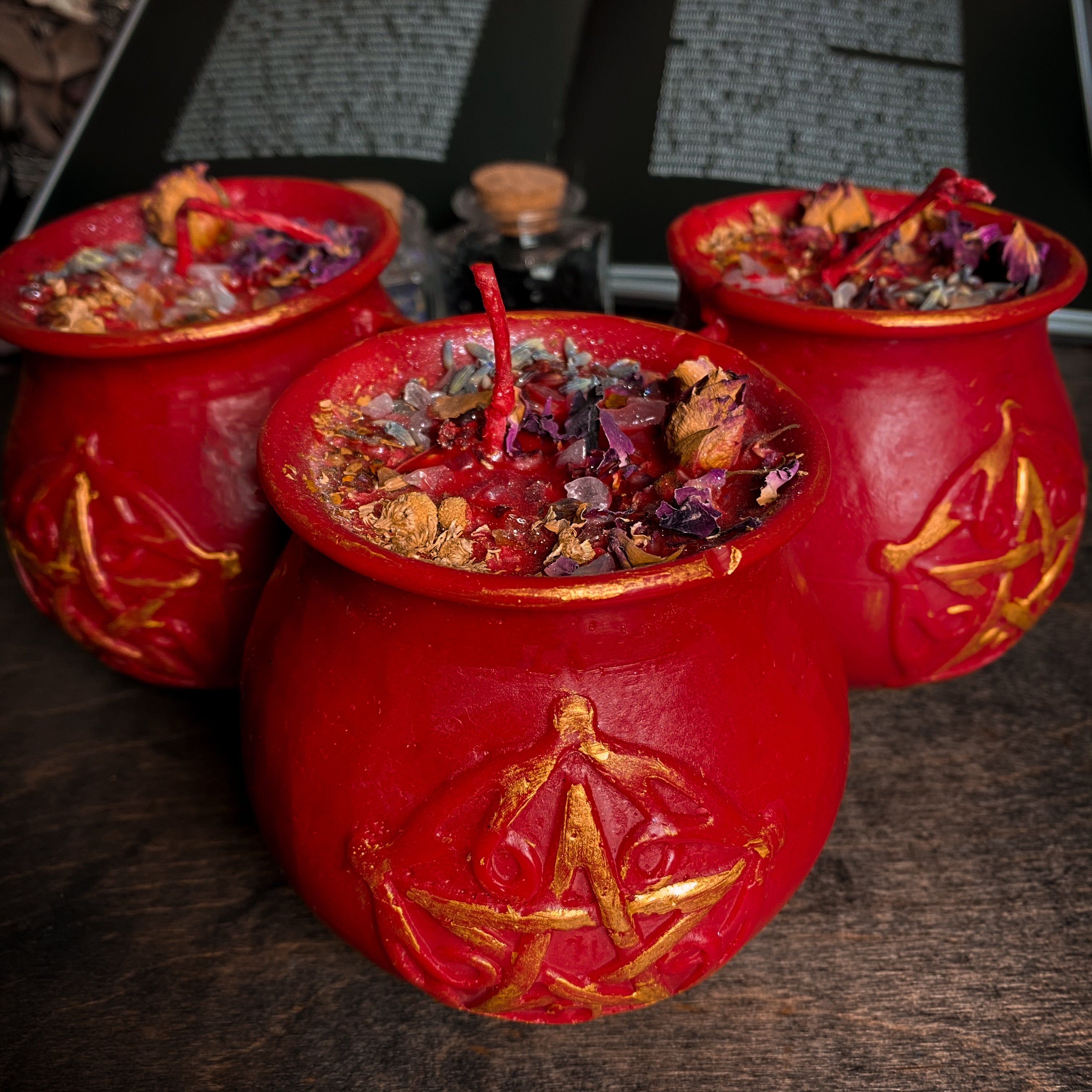 Witch Potion - The Power of Life - Beeswax candle