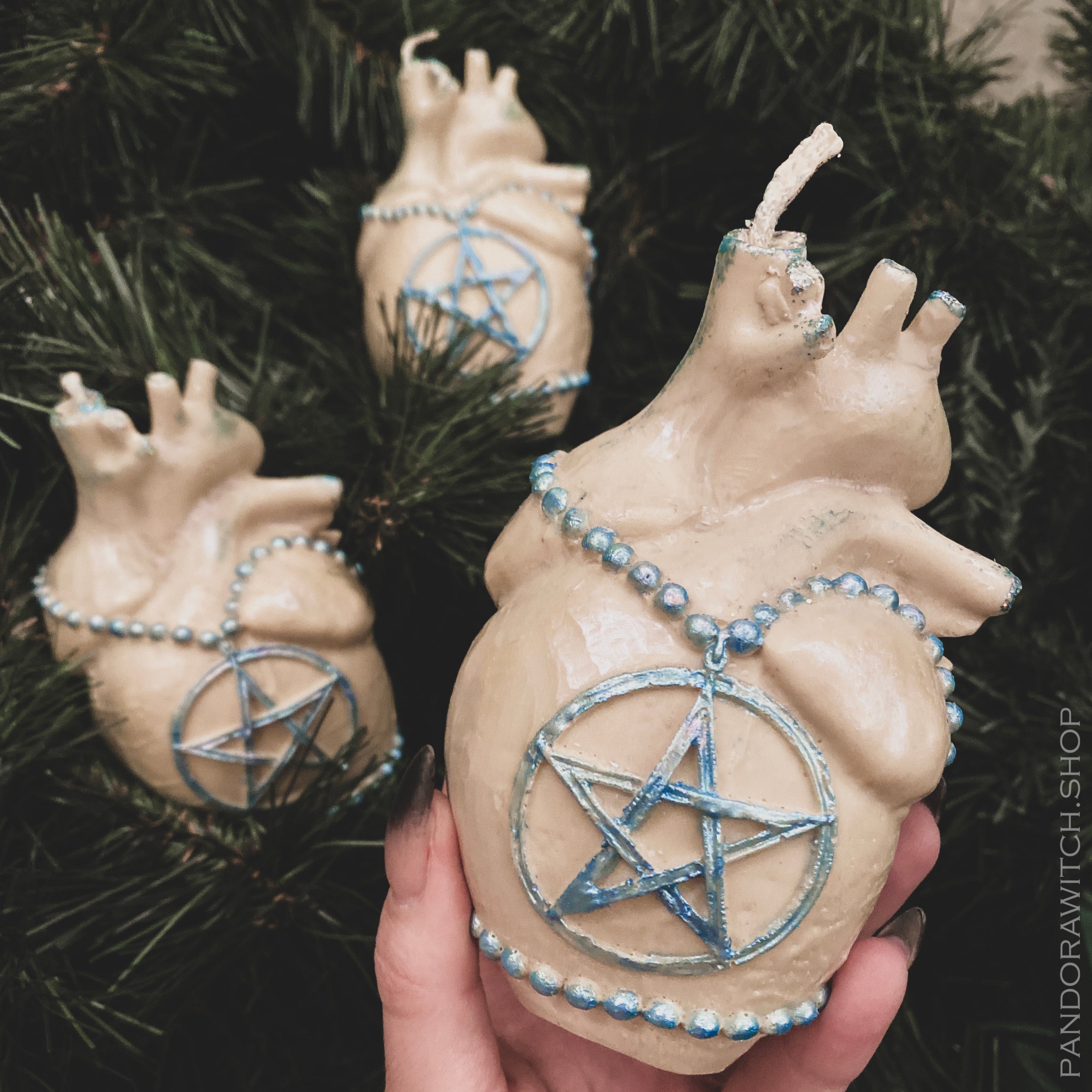 Frozen HEART - Beeswax candle