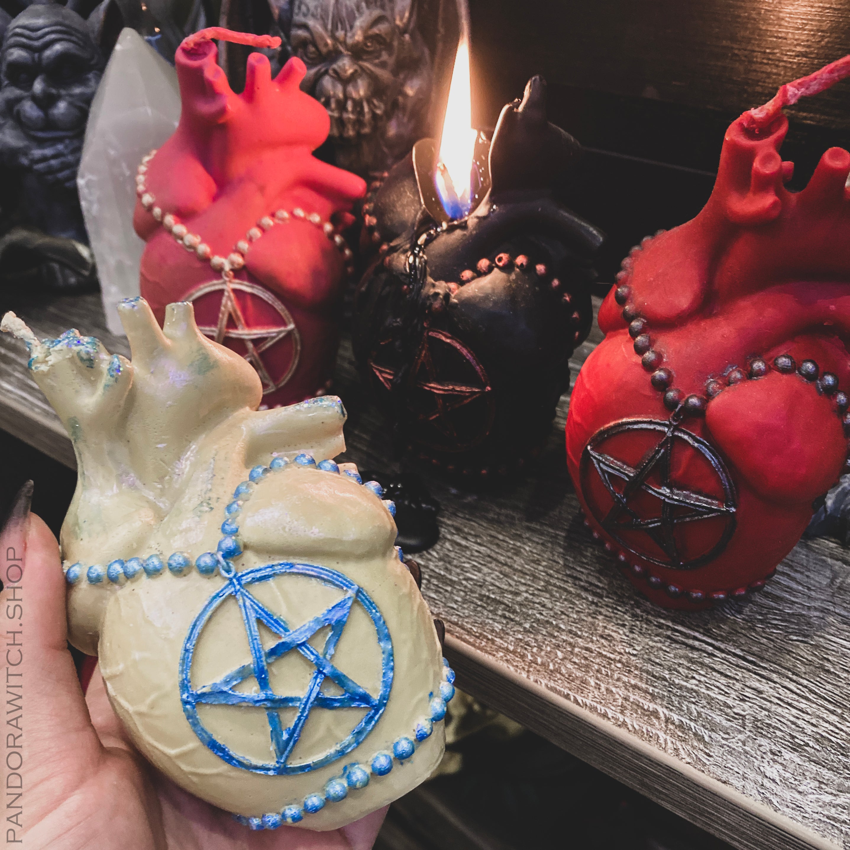 Queen's Hearts - Set of 4 candles