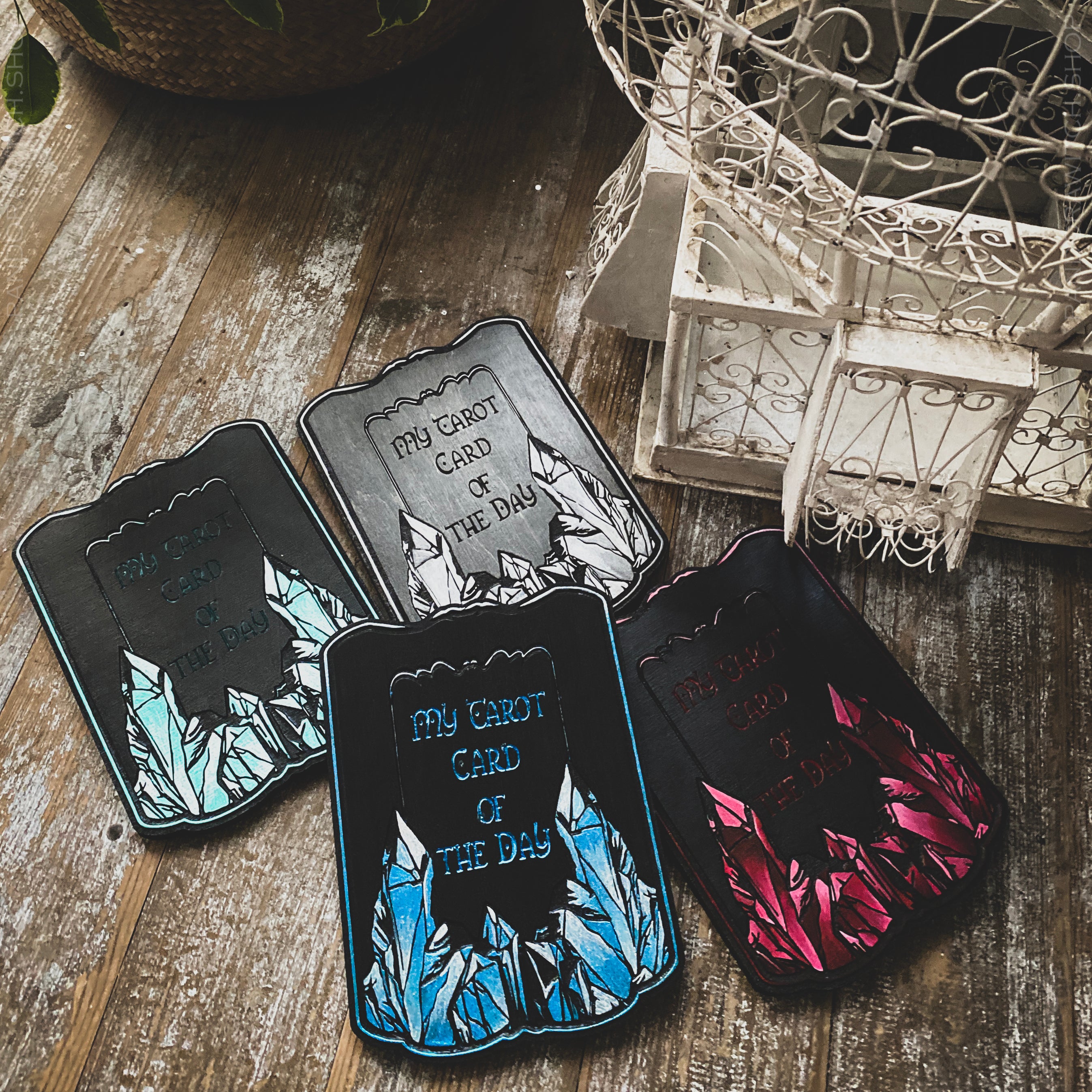 Tarot Board Card of the Day - Silver Crystals