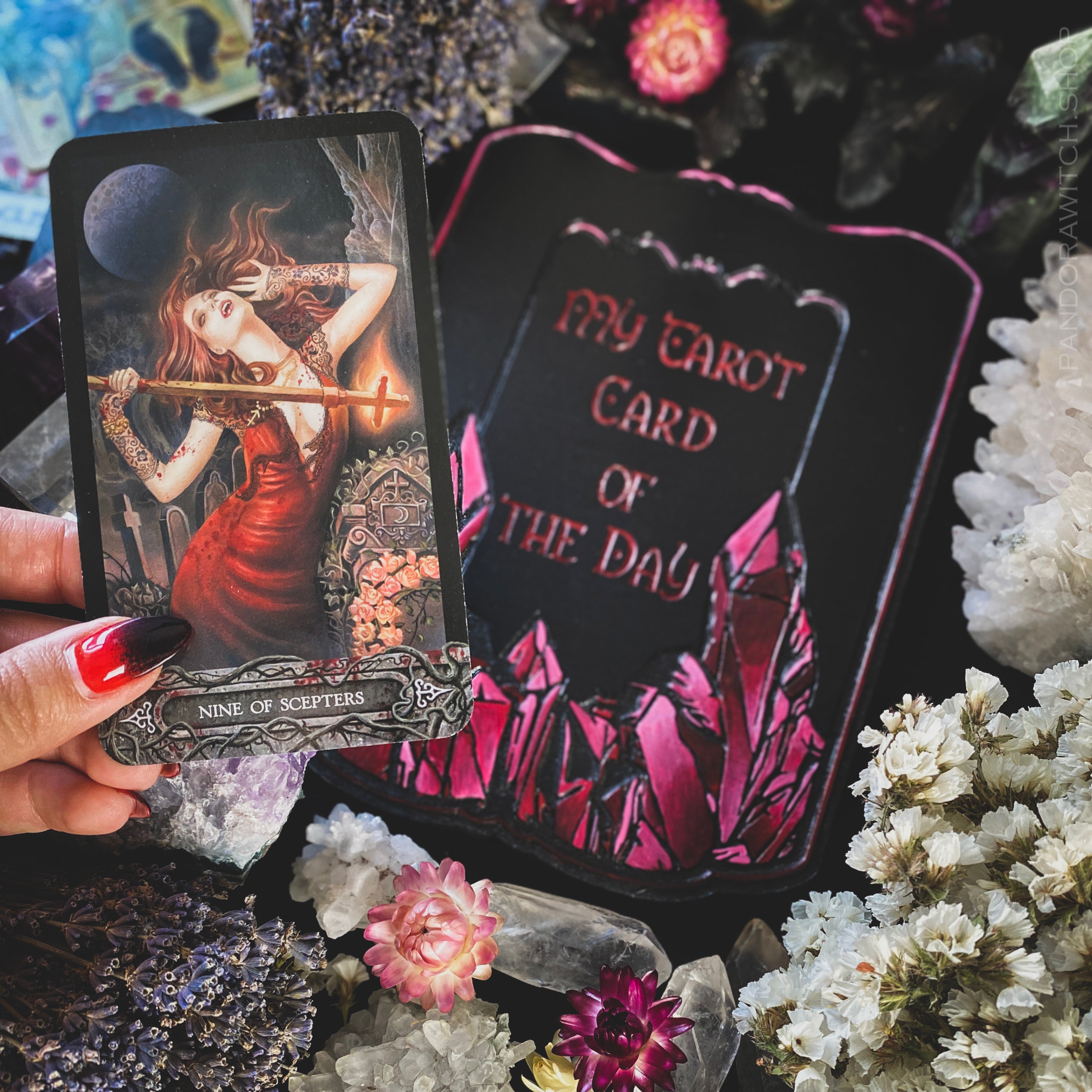 Tarot Board Card of the Day - Bloody Crystals