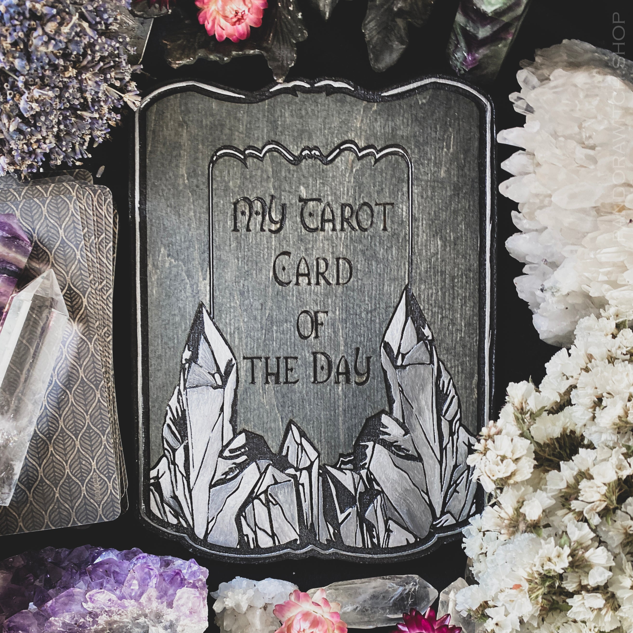 Tarot Board Card of the Day - Silver Crystals