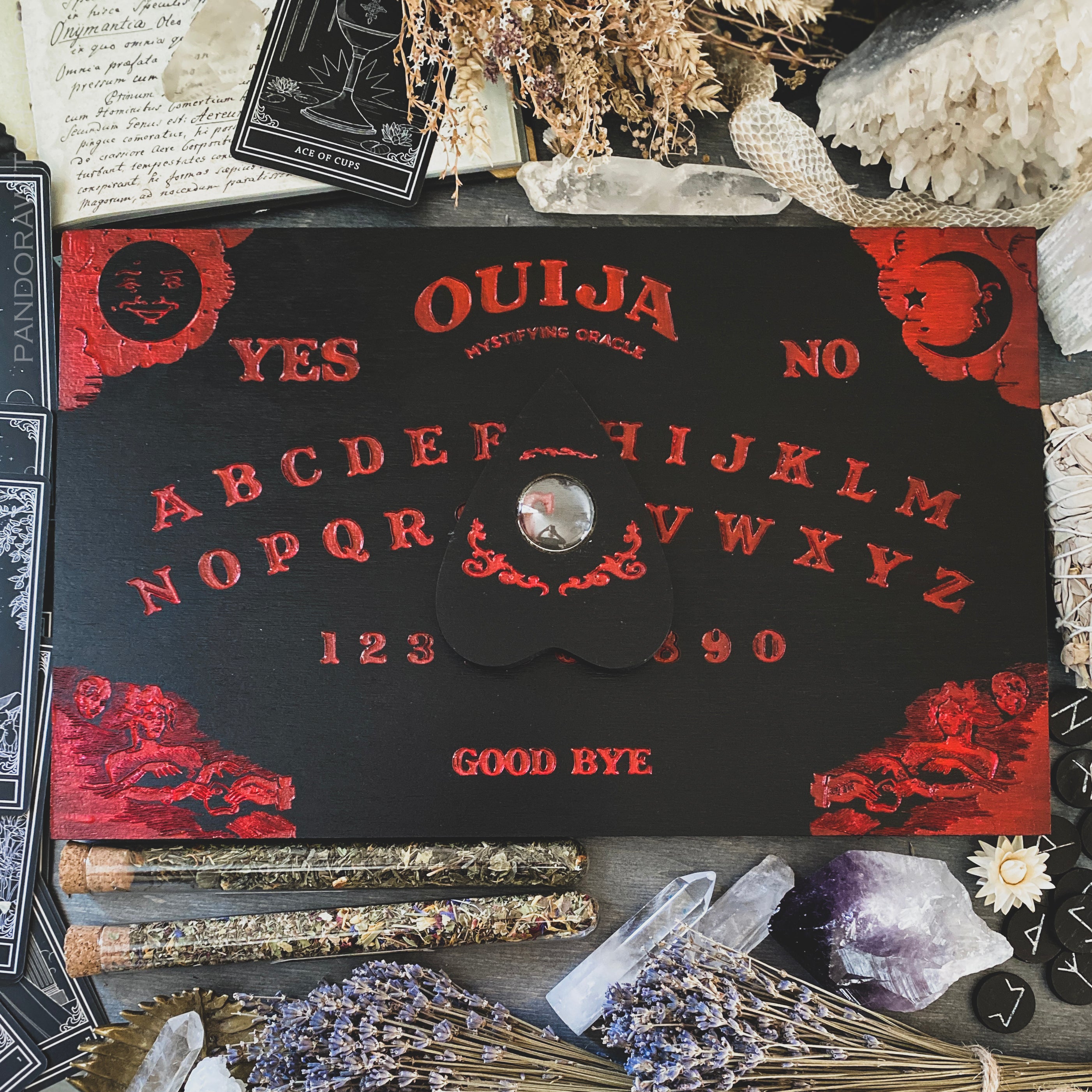 Classic Ouija Board - Black and Red