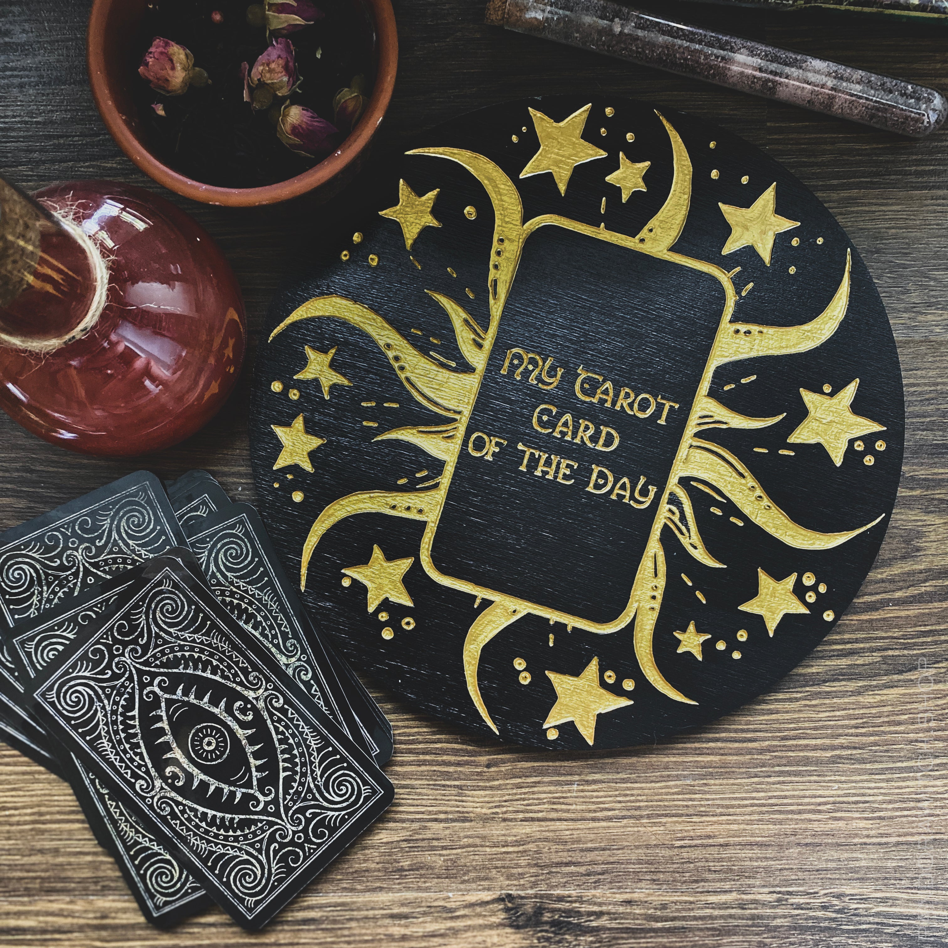 Tarot Board Card of the Day - Black