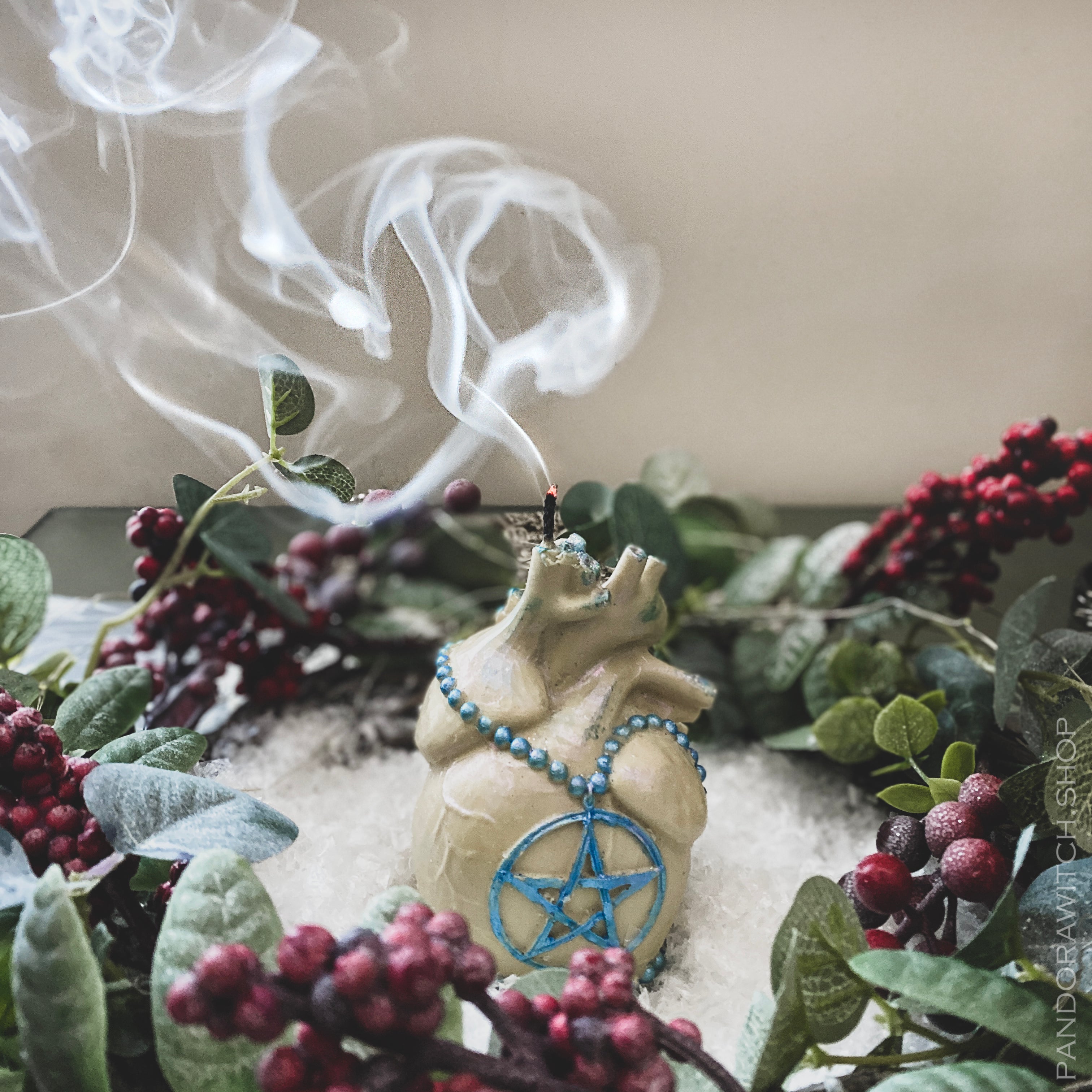 Frozen HEART - Beeswax candle