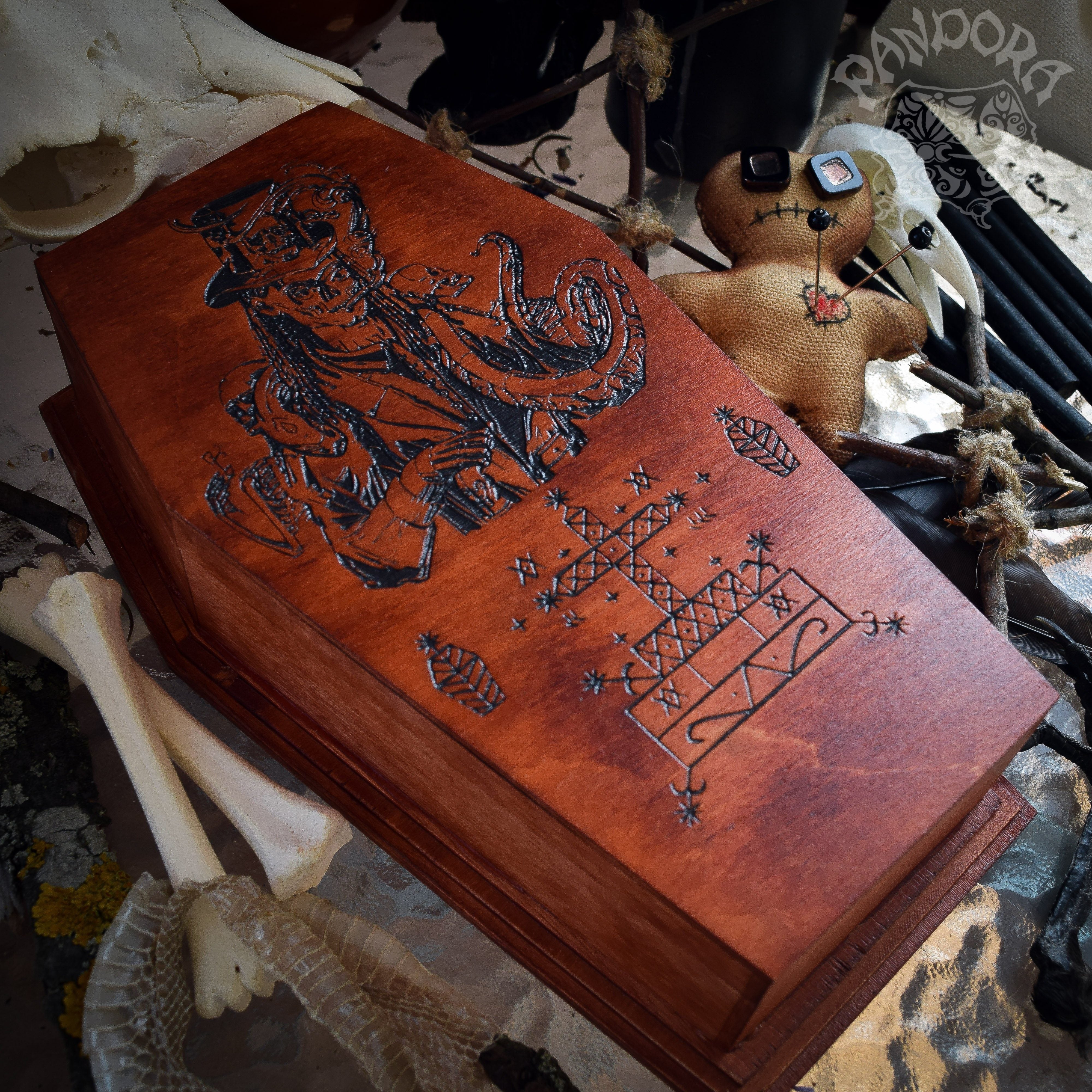 Box Casket - "Baron Samedi"
