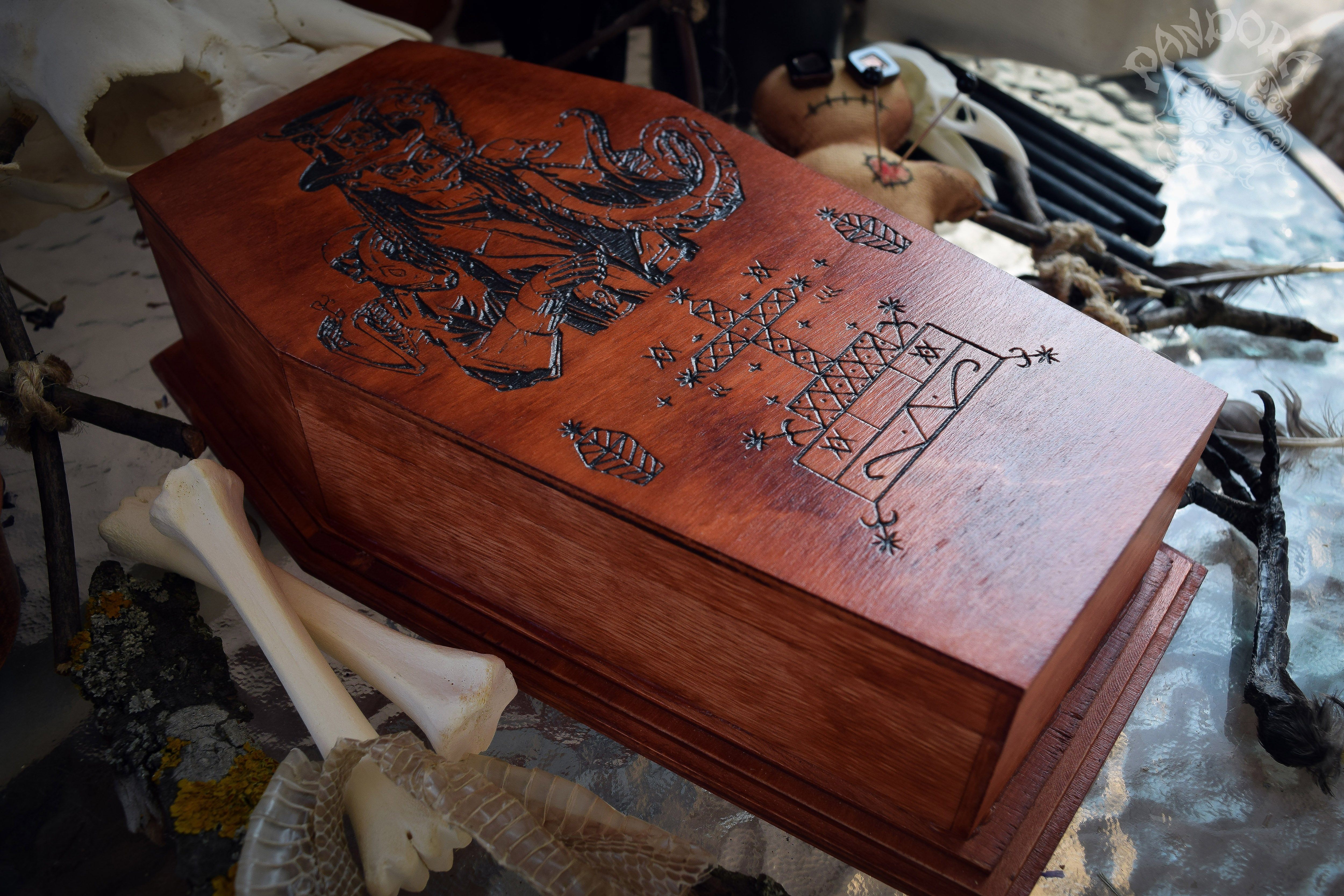 Box Casket - "Baron Samedi"