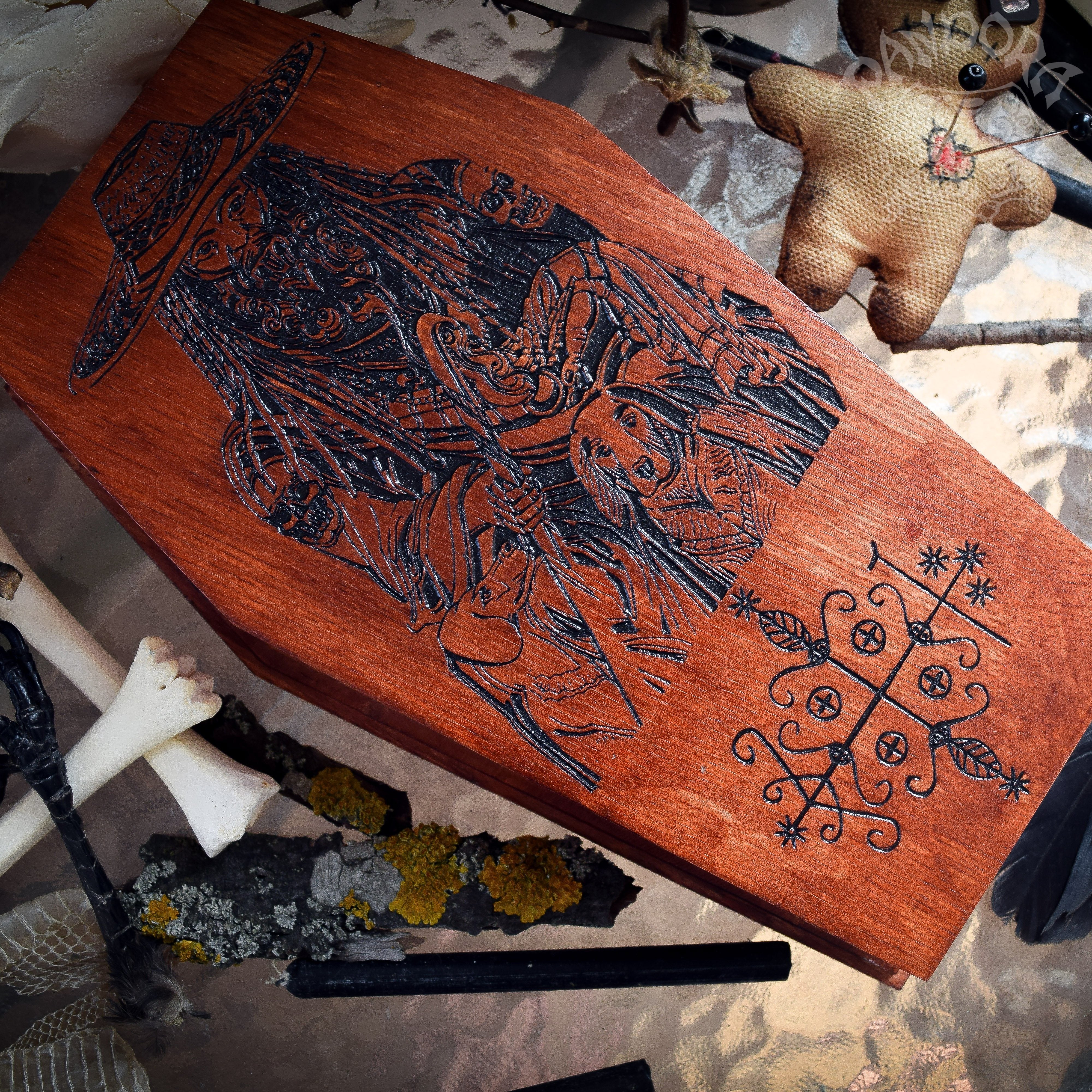 Box Casket - "Papa Legba"