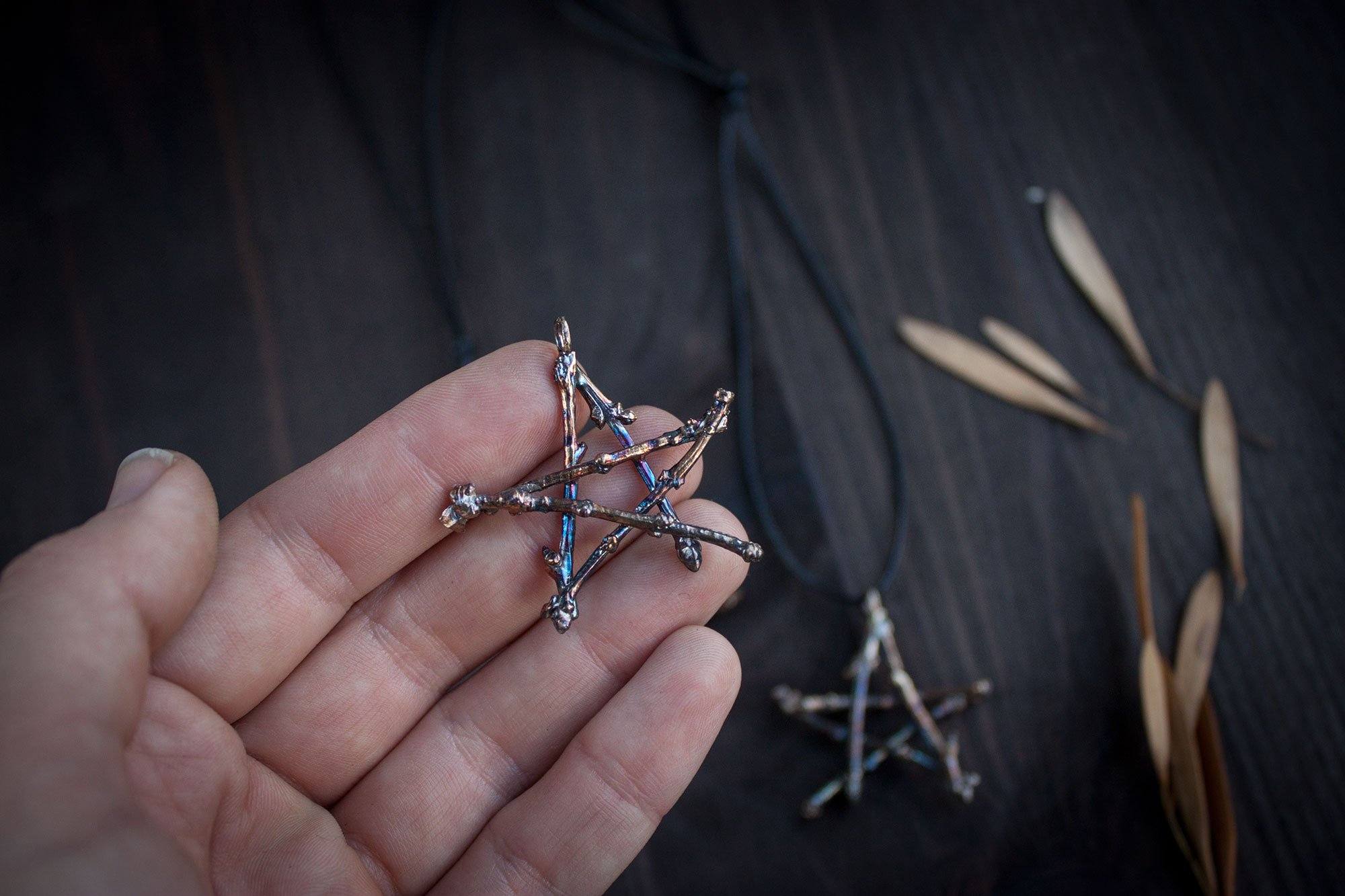 Bronze Pendant "Pentagram"