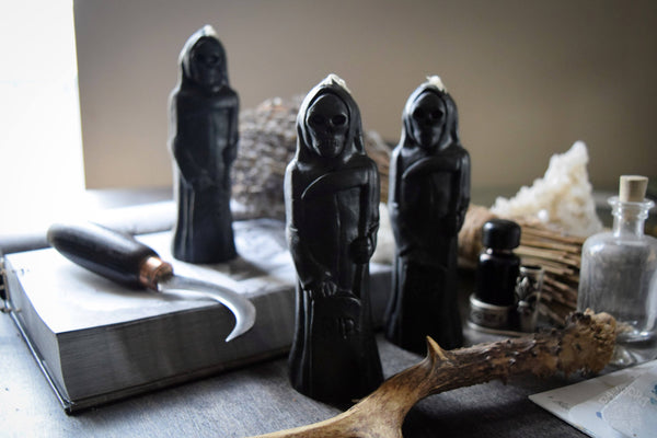 Candle - Black Reaper - Beeswax Candle