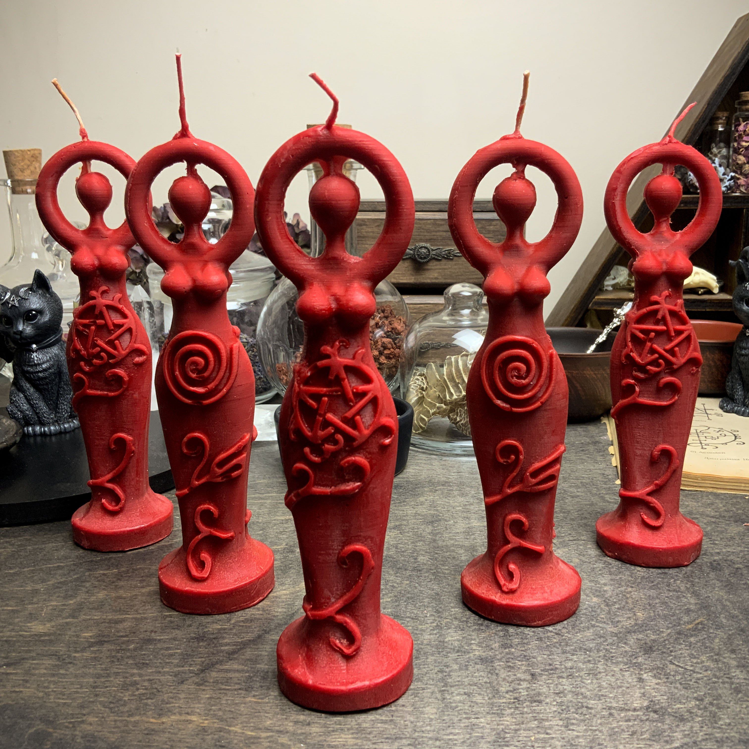 Goddess of Passion - beeswax candle