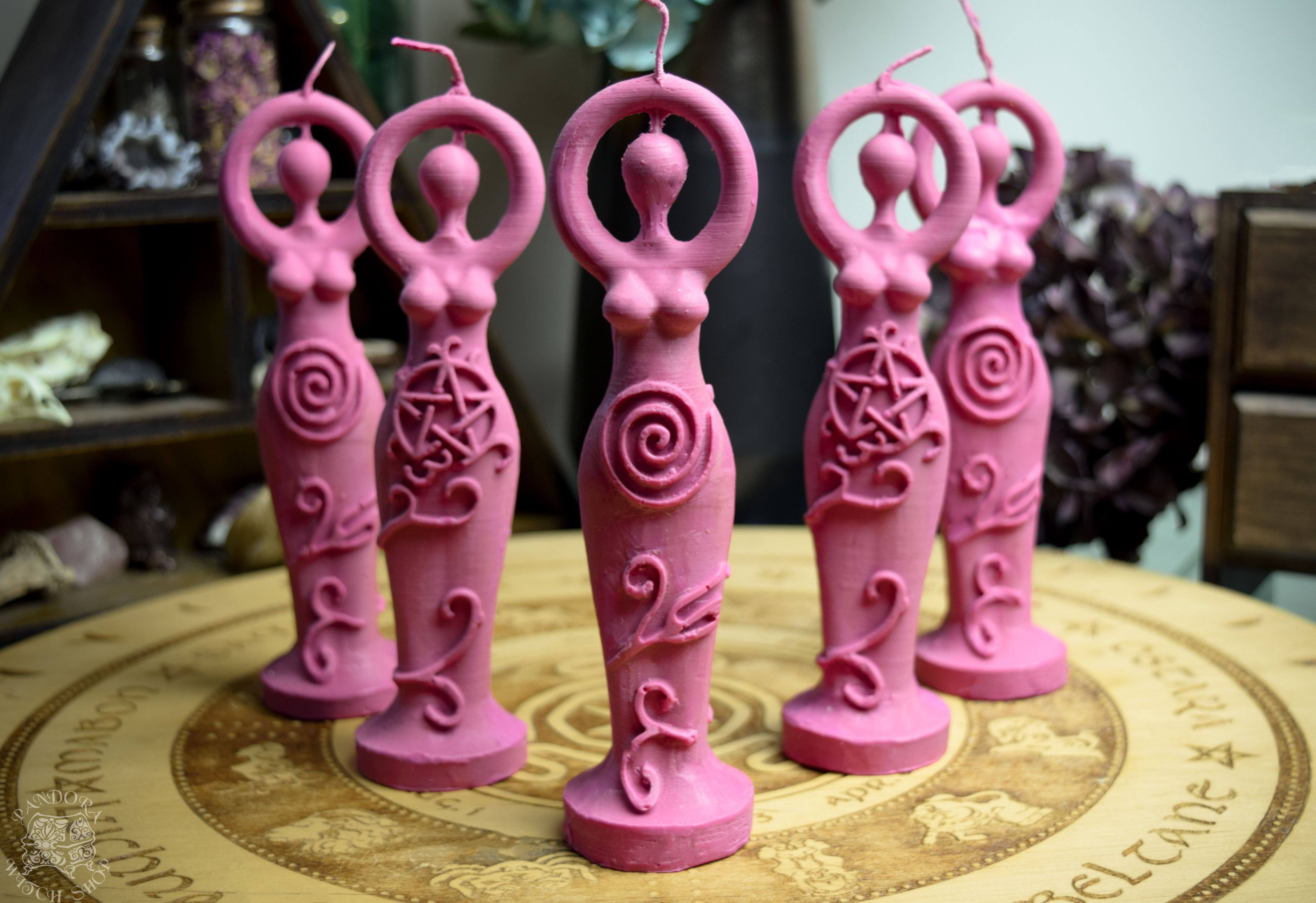 Candle - Goddess Of Love - Beeswax Candle