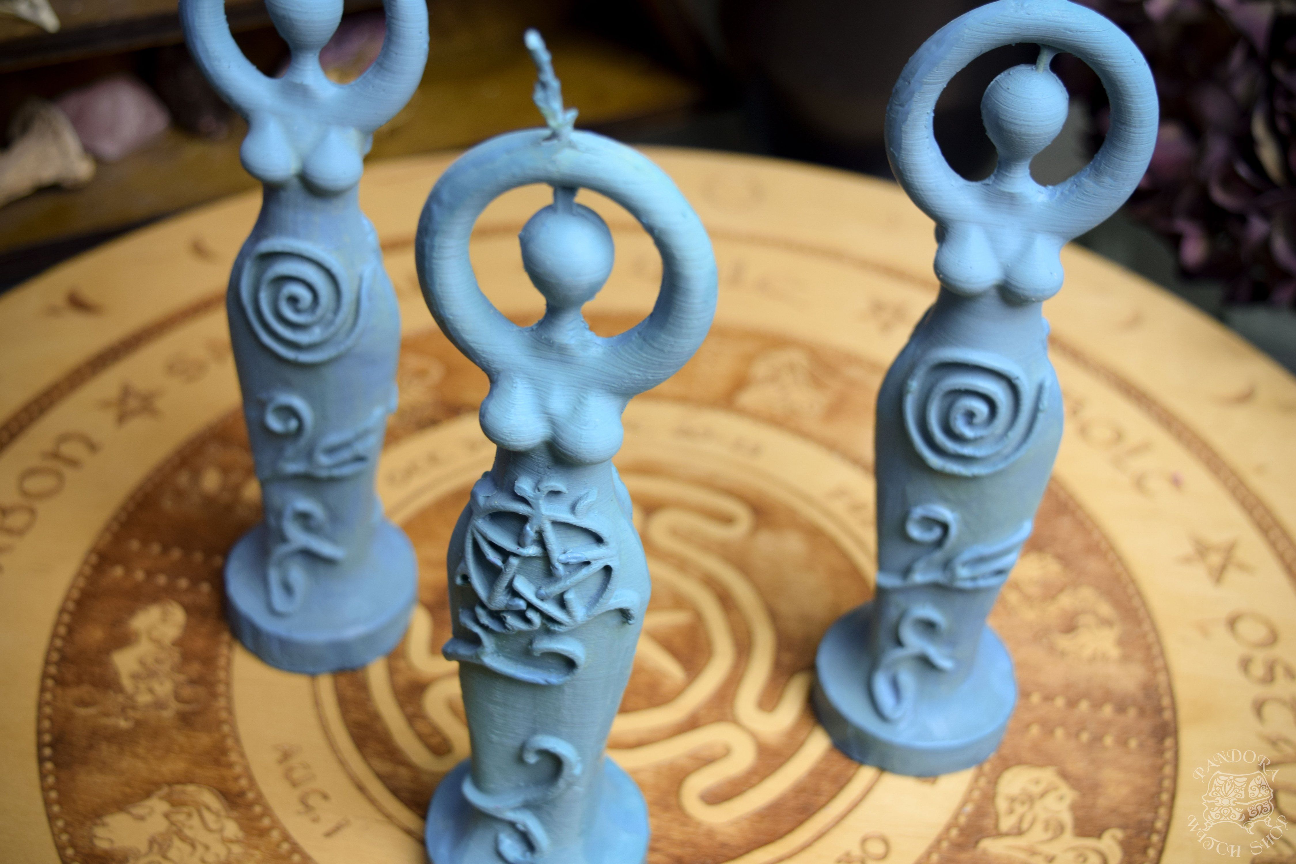 Candle - Goddess Of The Full Moon - Beeswax Candle