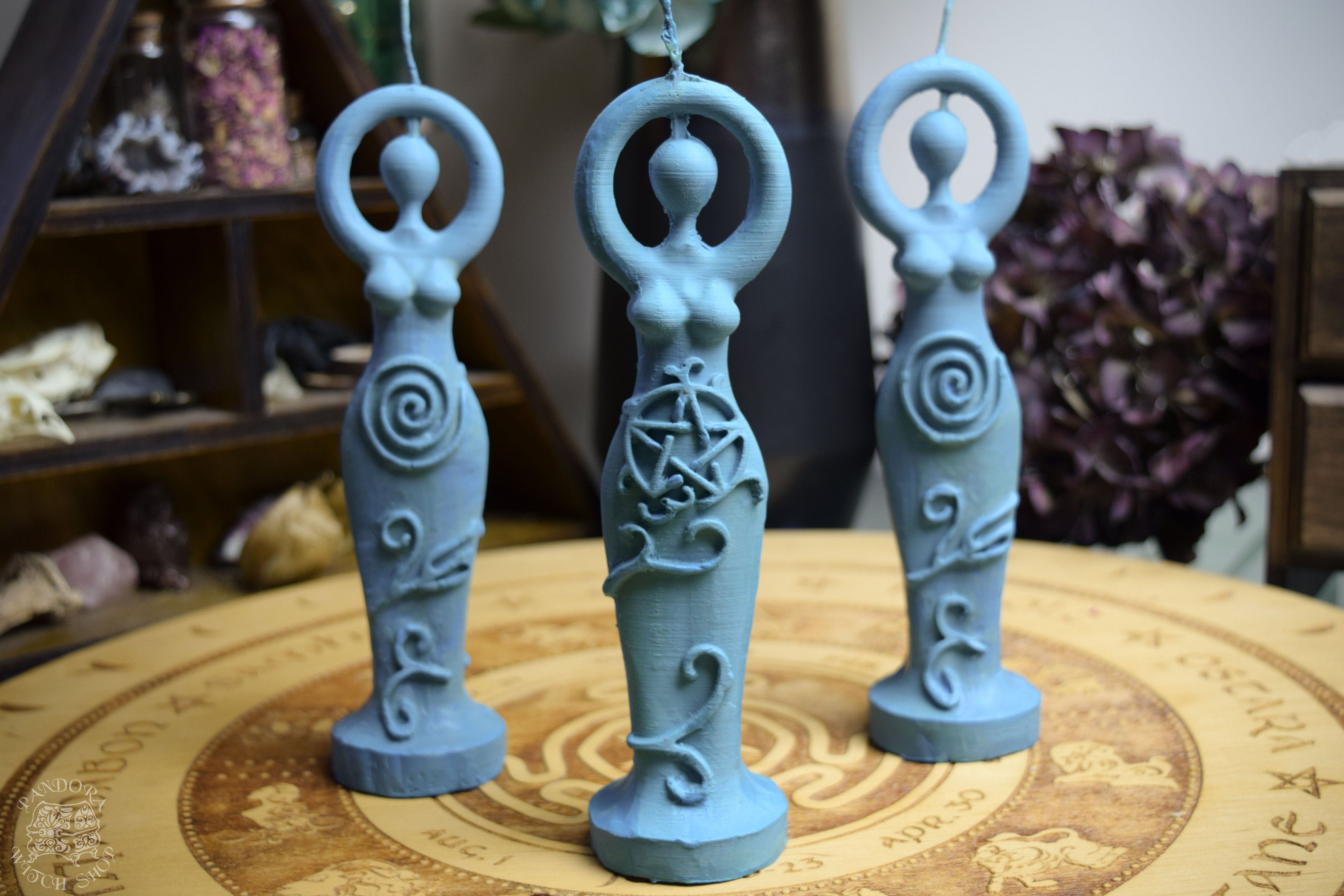 Candle - Goddess Of The Full Moon - Beeswax Candle