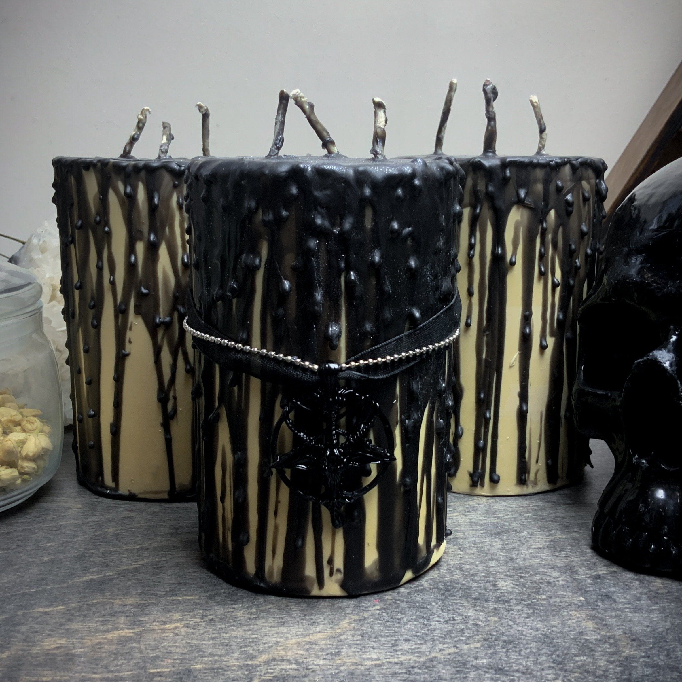 Candle - Gothika Eclipse - Beeswax Candle