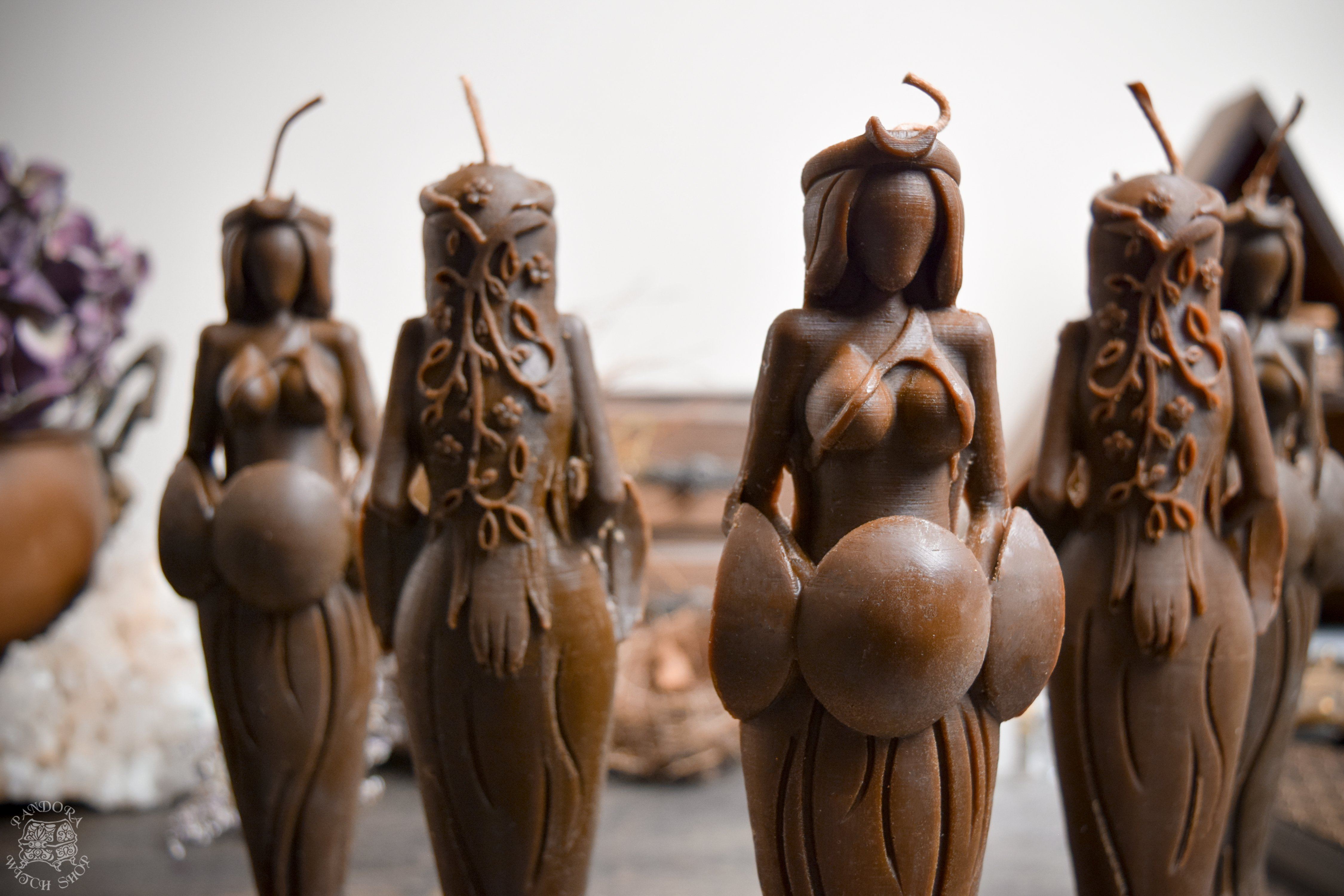 Candle - Great Goddess Of Earth - Beeswax Candle