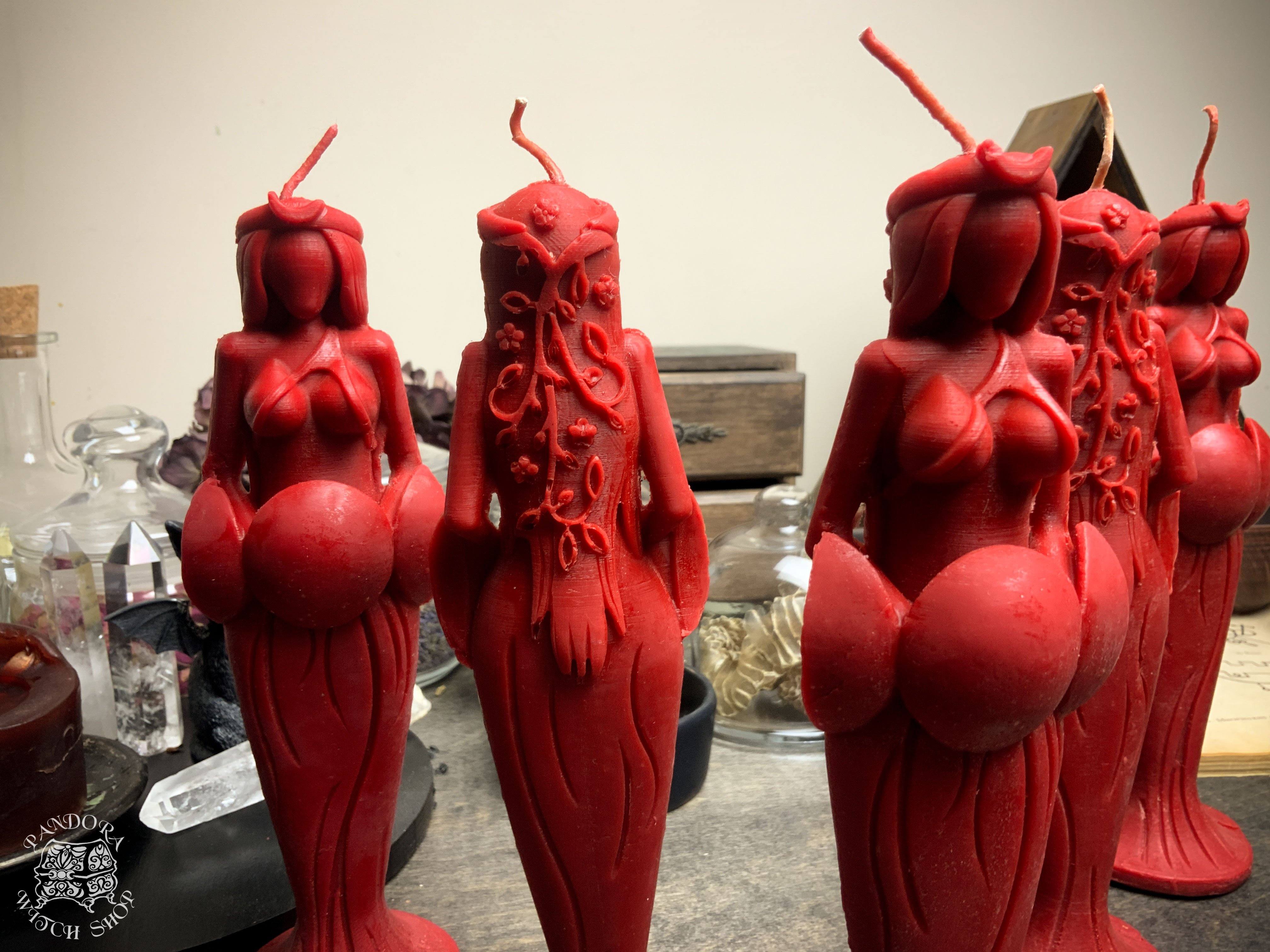 Great Goddess of Passion - beeswax candle