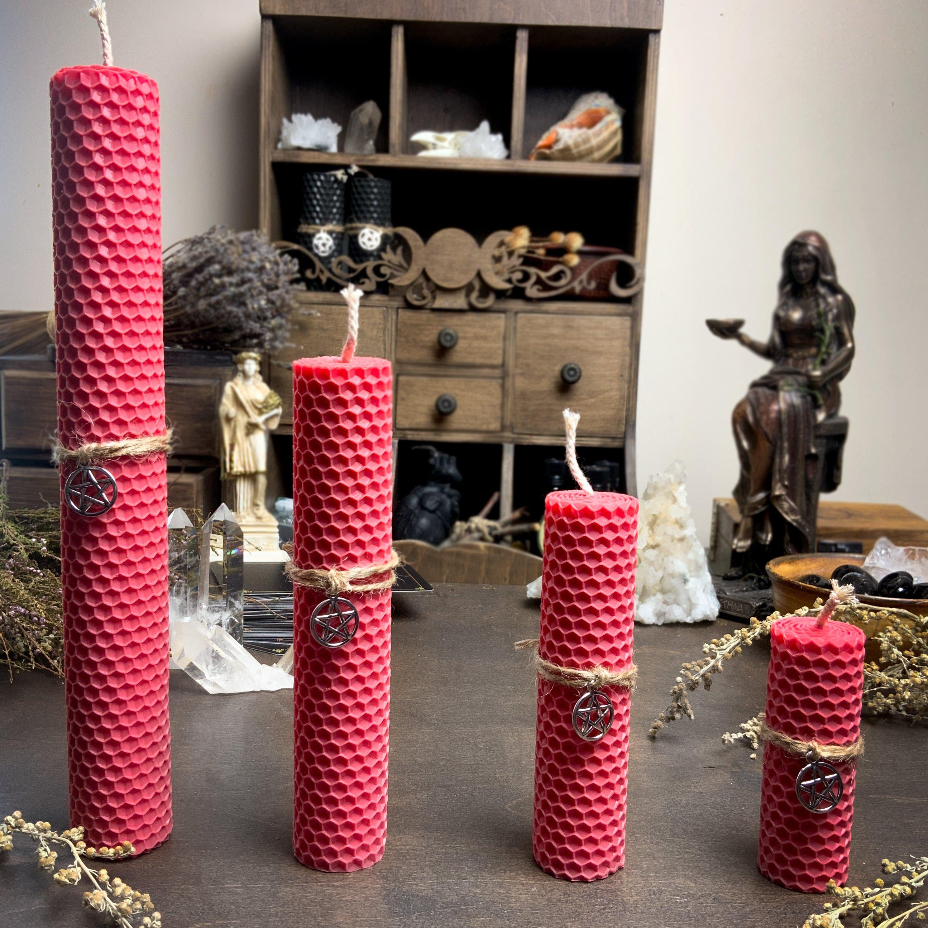 Pink Honeycomb Candle