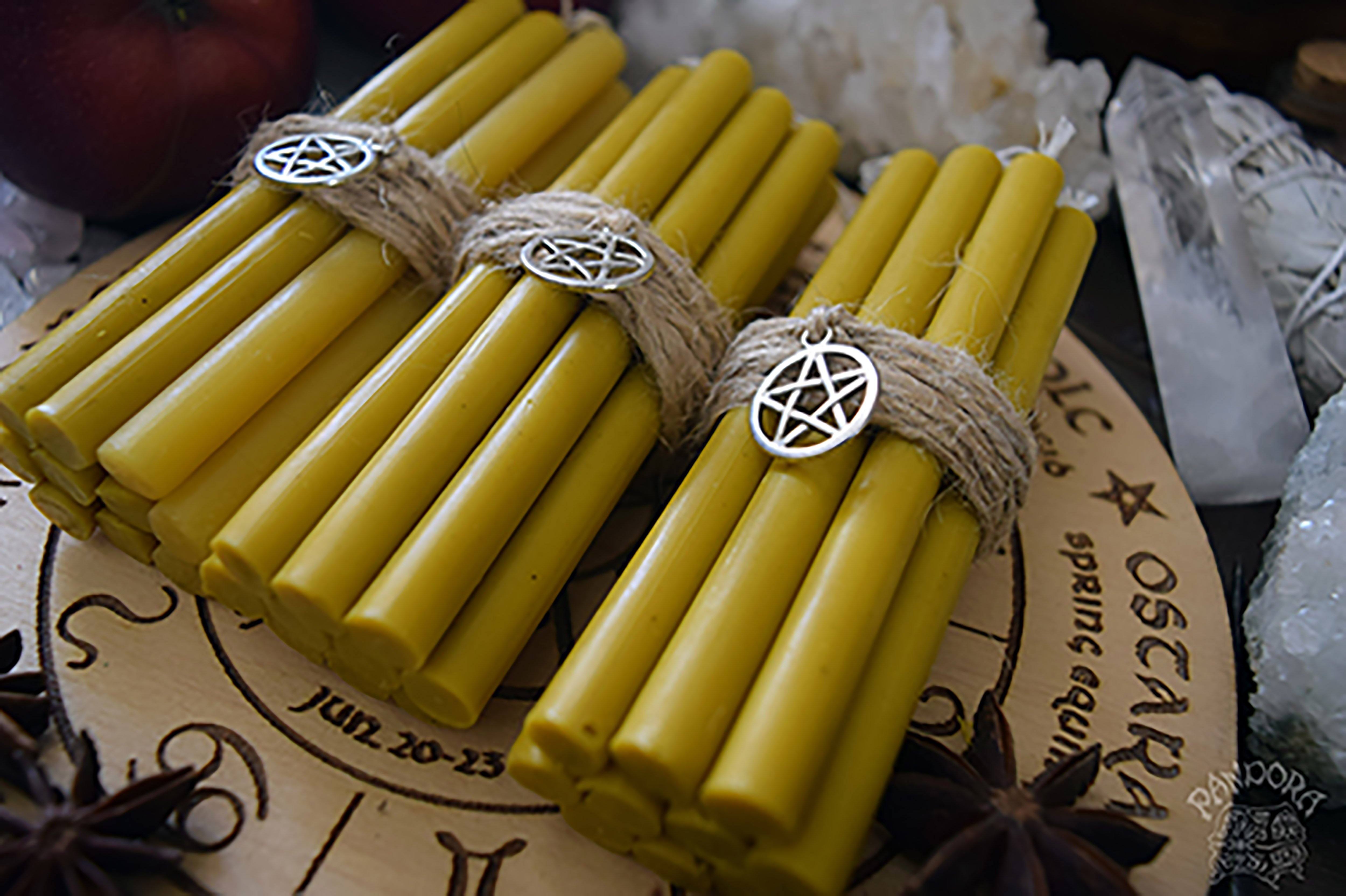 Candle - Yellow Beeswax Candles