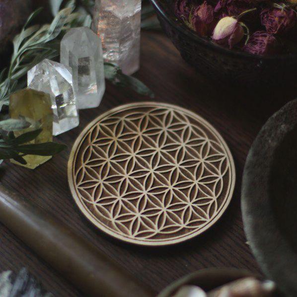 Crystal Grid Flower Of Life, Flower Pythagoras