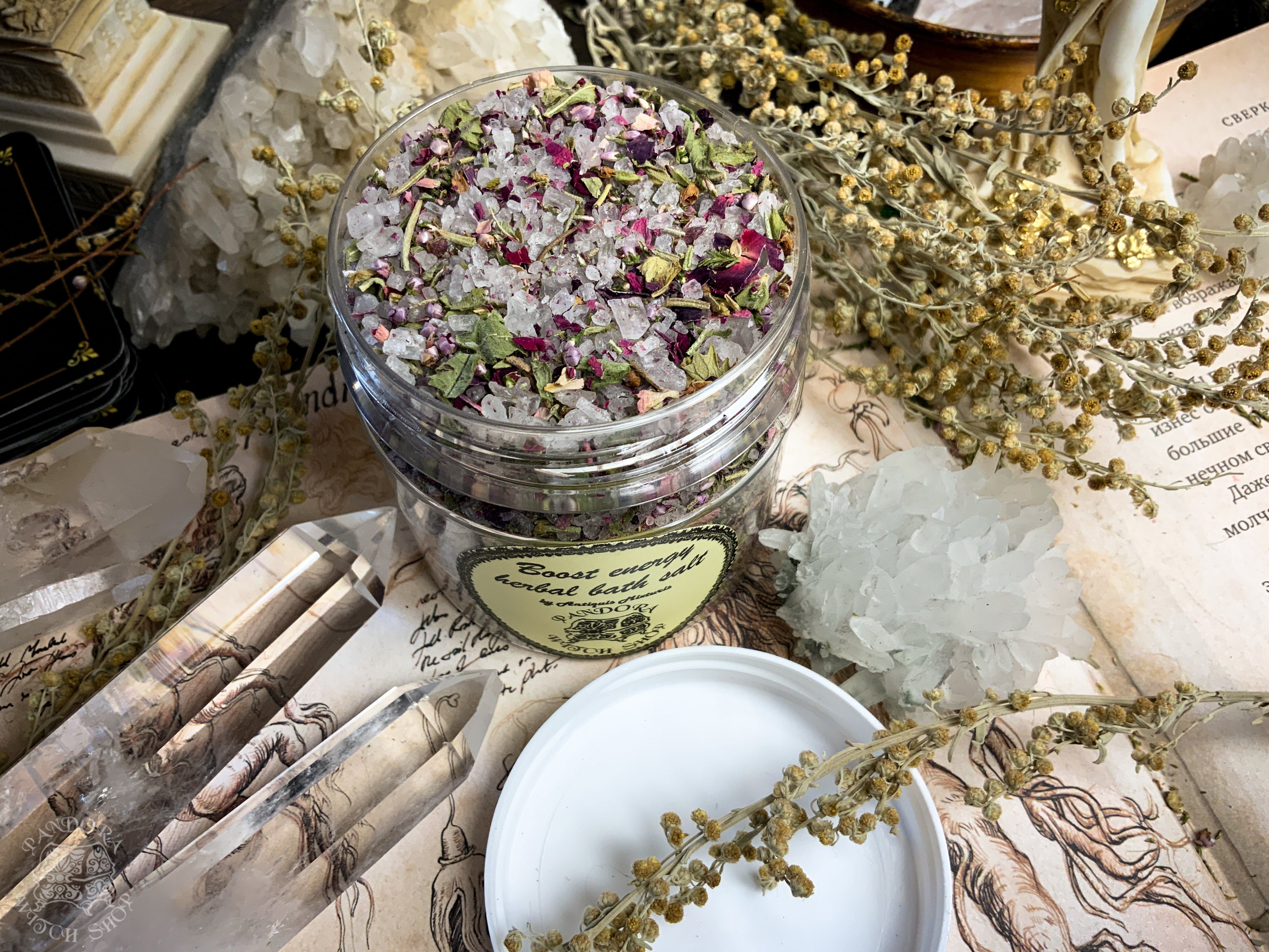 Boost Energy Herbal Bath Salt