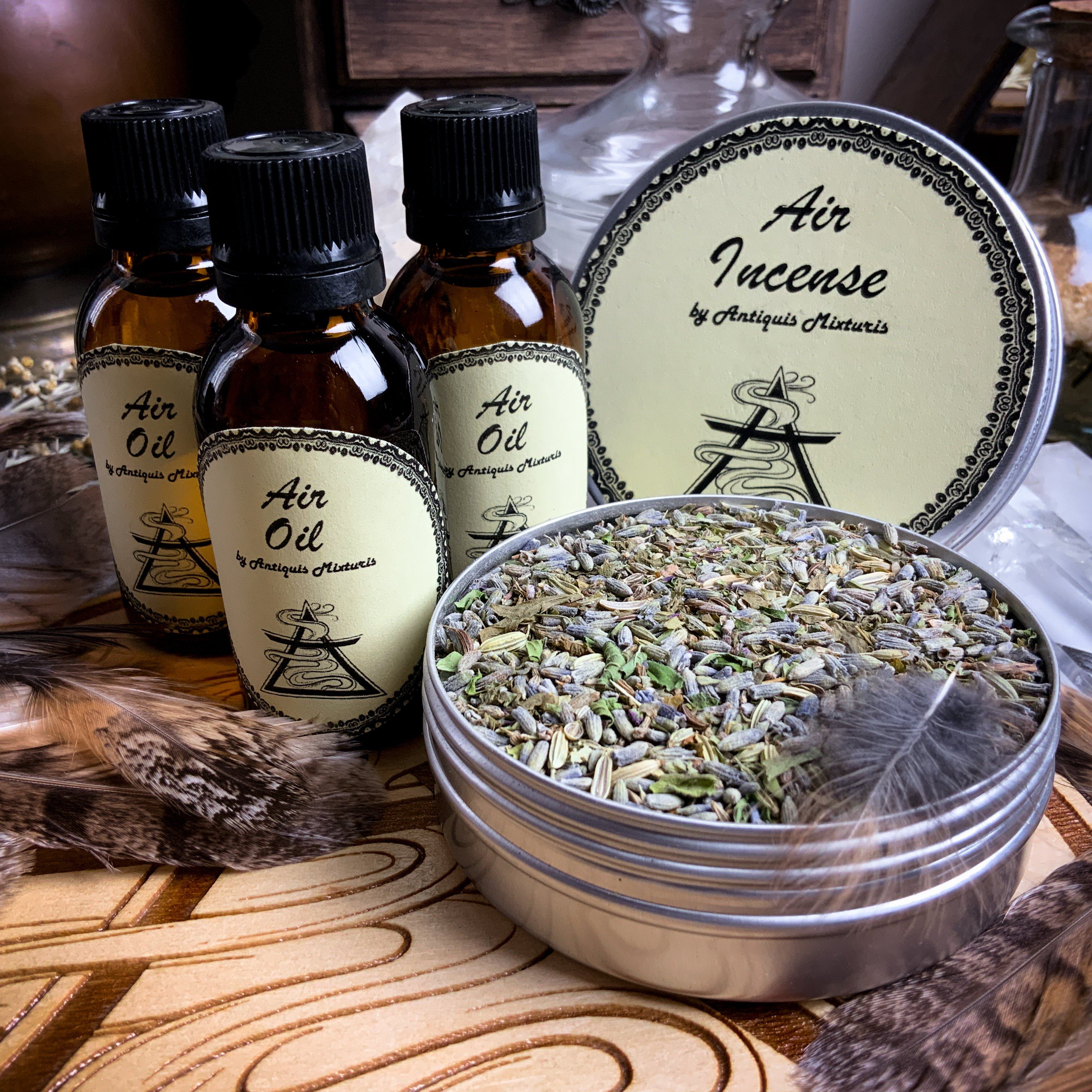 Oil - Air Set - Oil And Incense - Elemental Magic