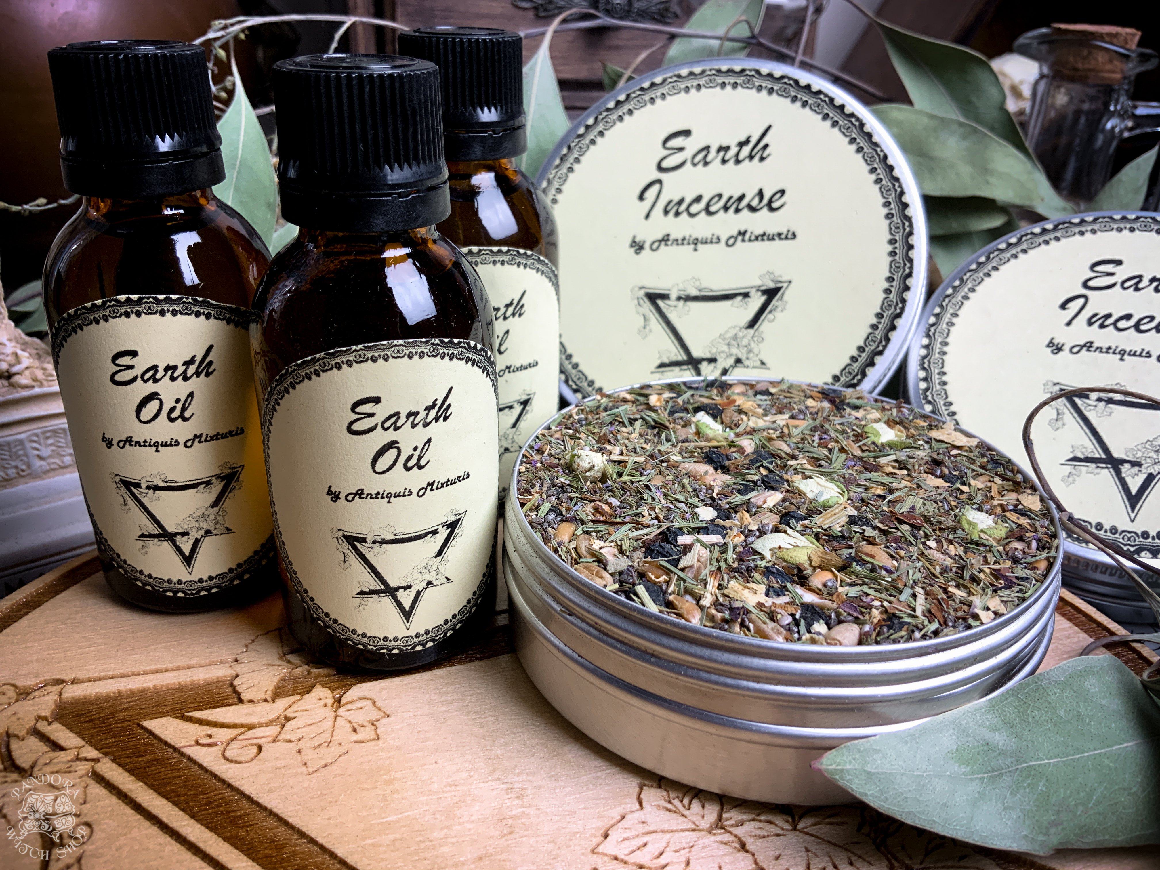 Oil - Earth Set - Oil And Incense - Elemental Magic