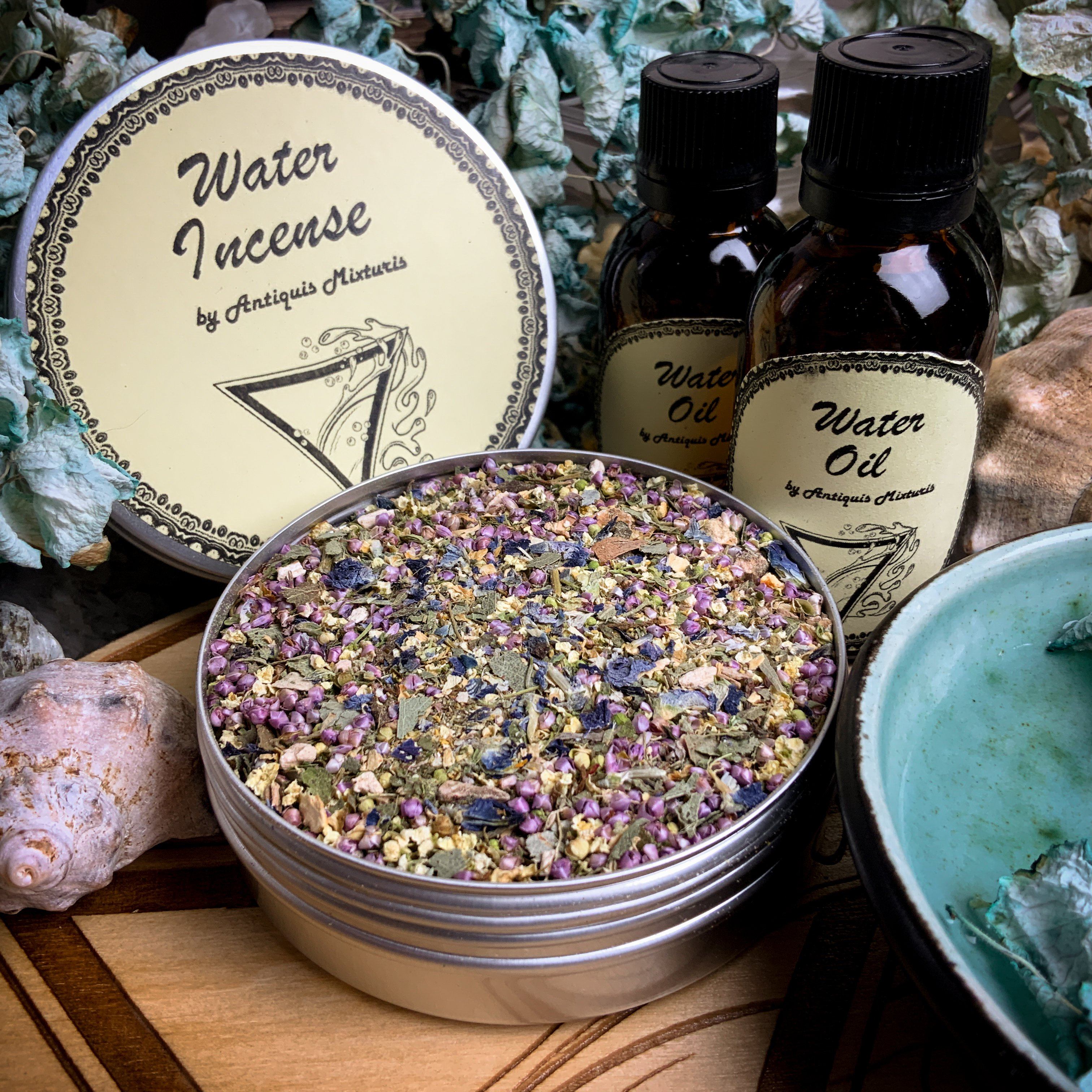 Oil - Water Set - Oil And Incense - Elemental Magic