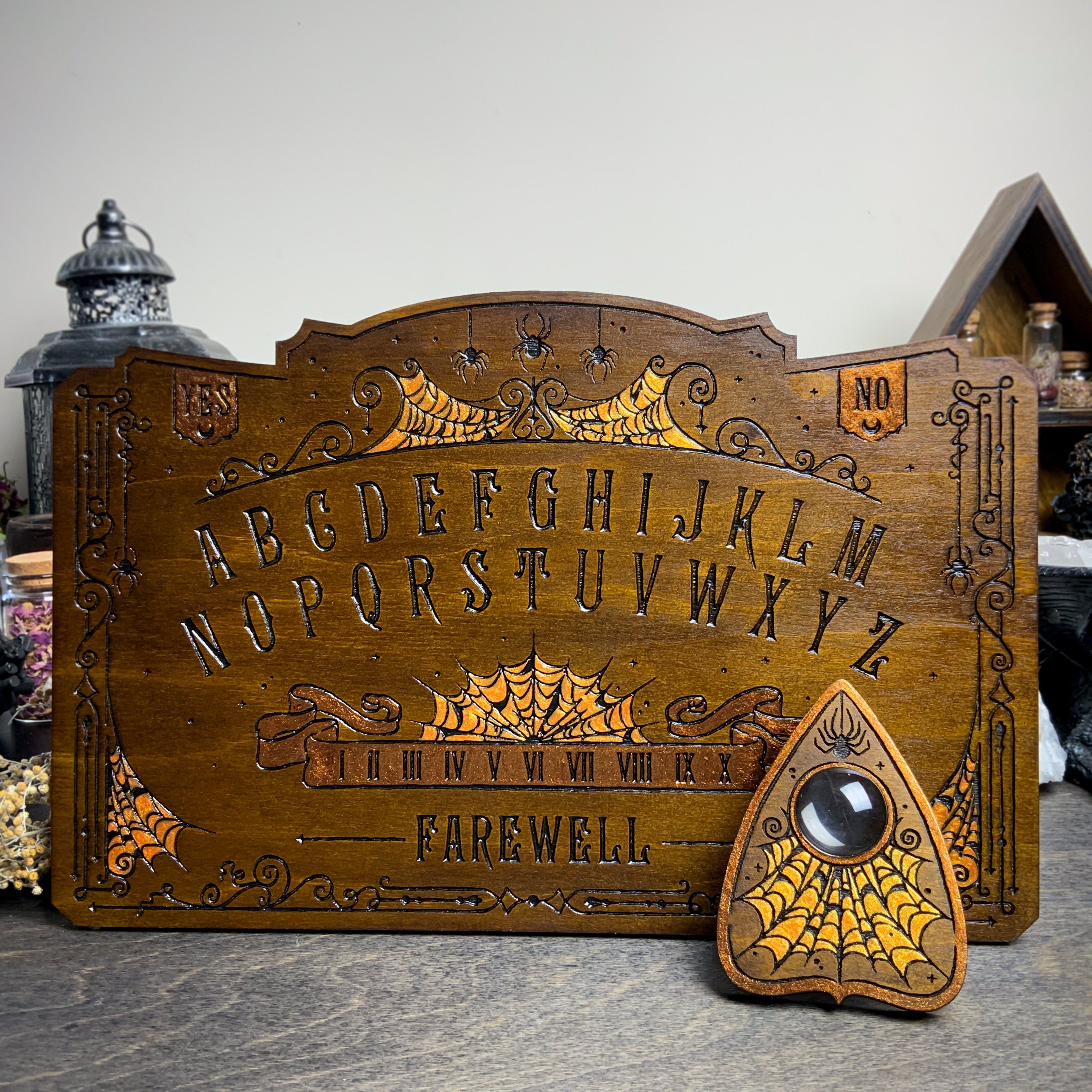 Ouija Board - Arcane Arachnid Dark wood