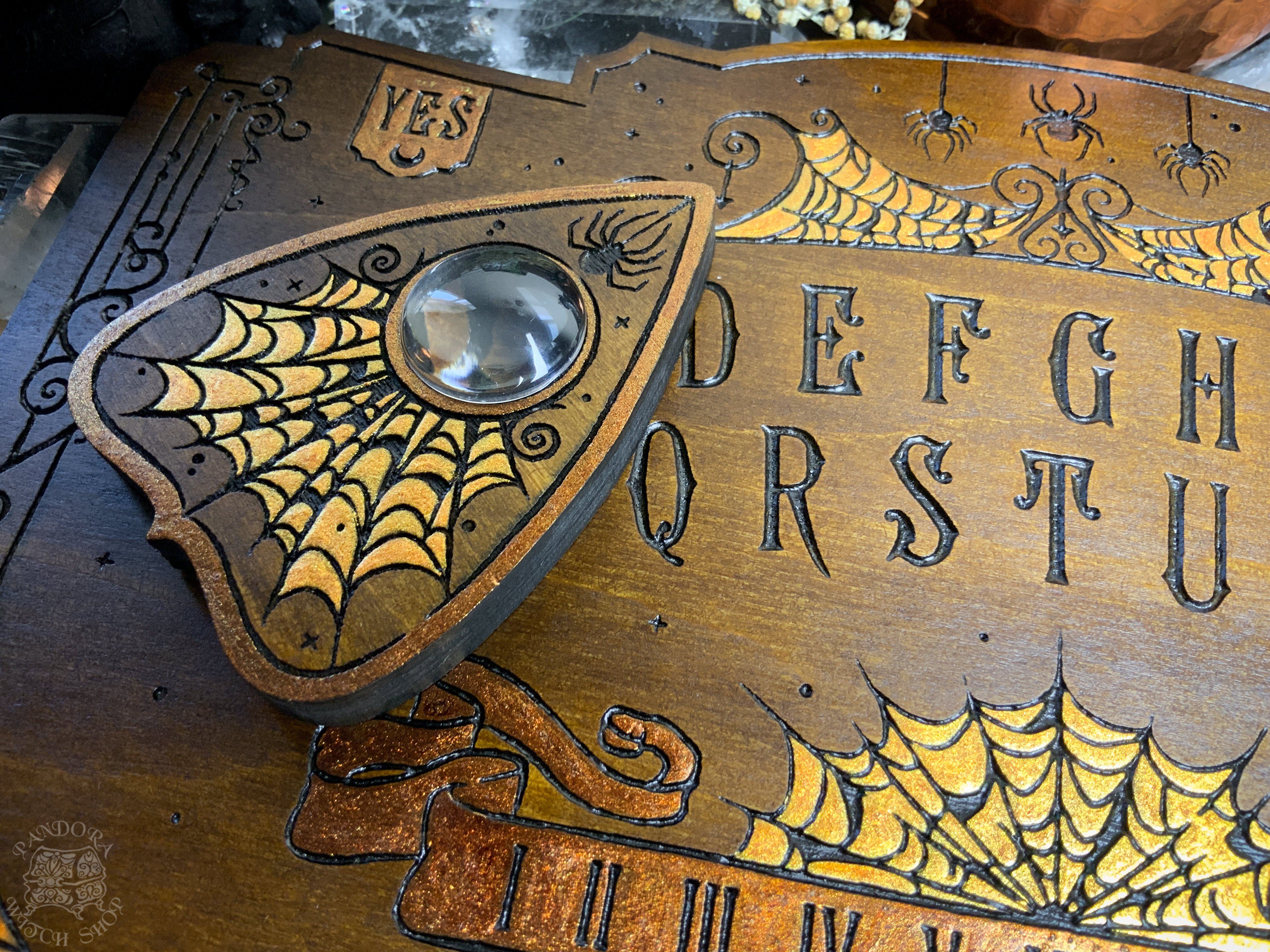 Ouija Board - Arcane Arachnid Dark wood
