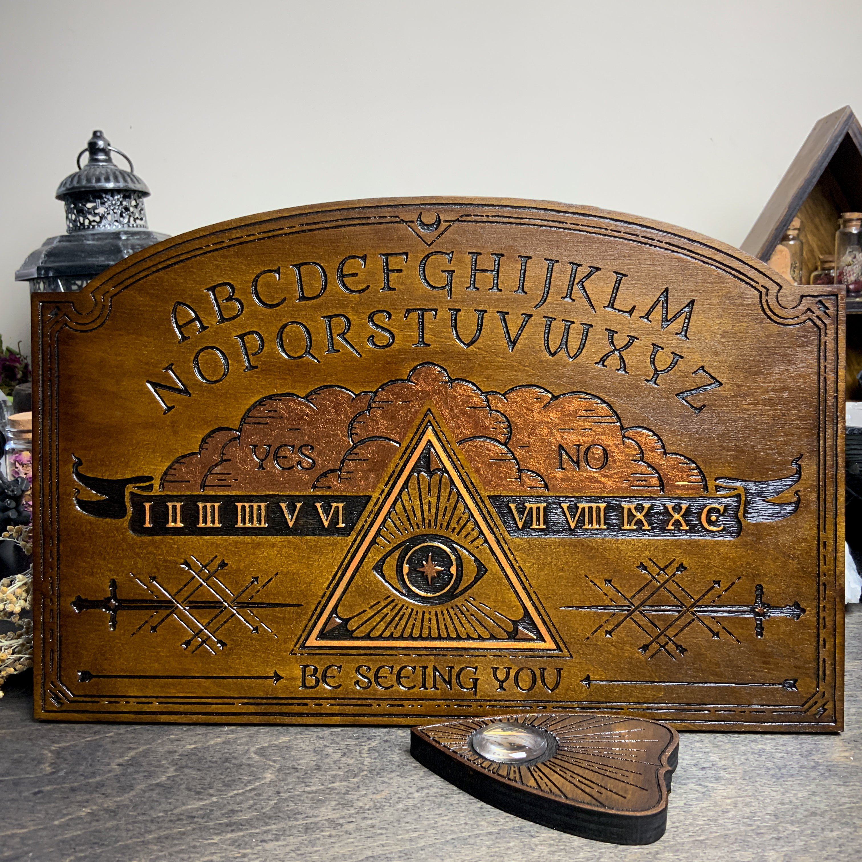 Ouija Board - Illuminate Dark wood