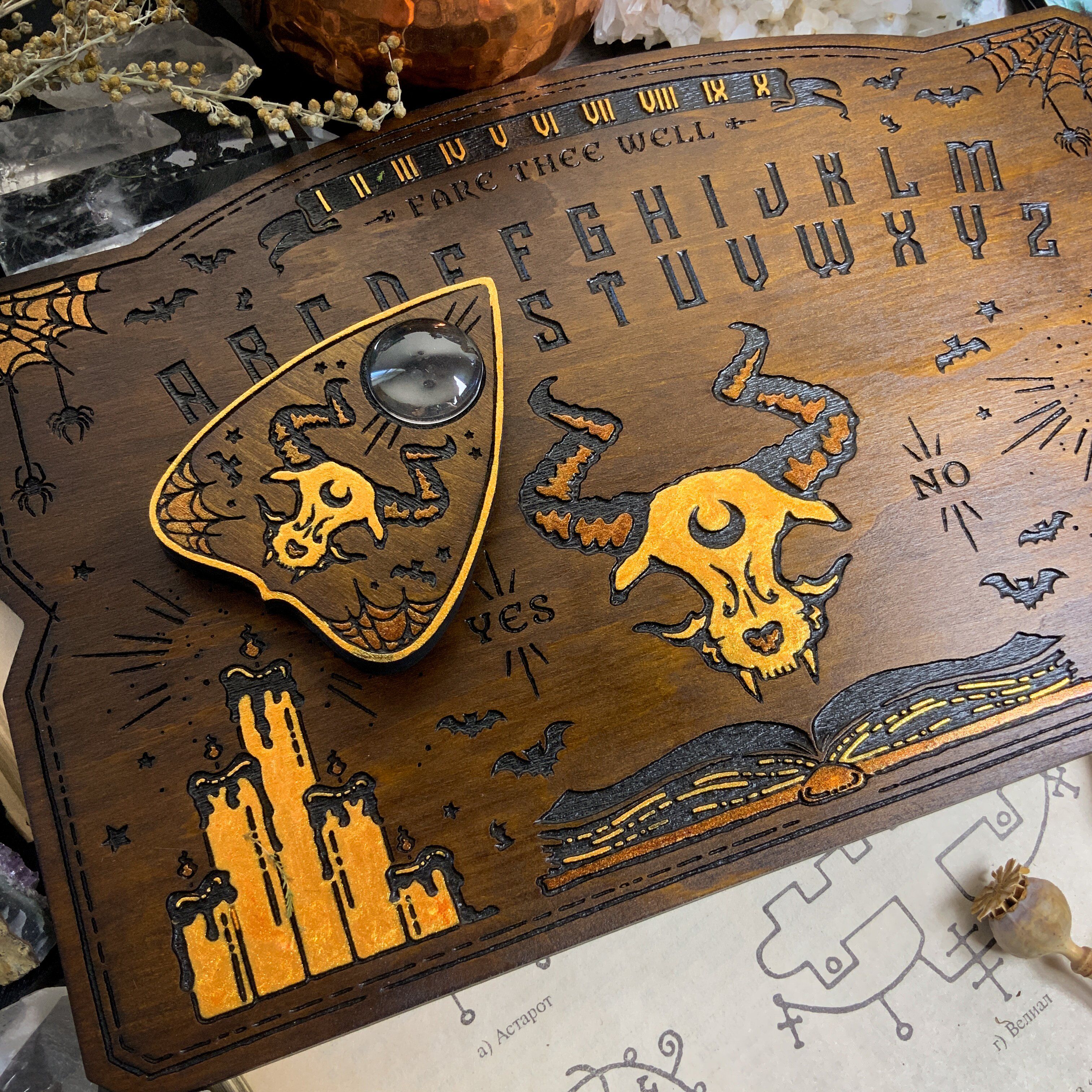 Ouija Board - Midnight Summoner Dark wood