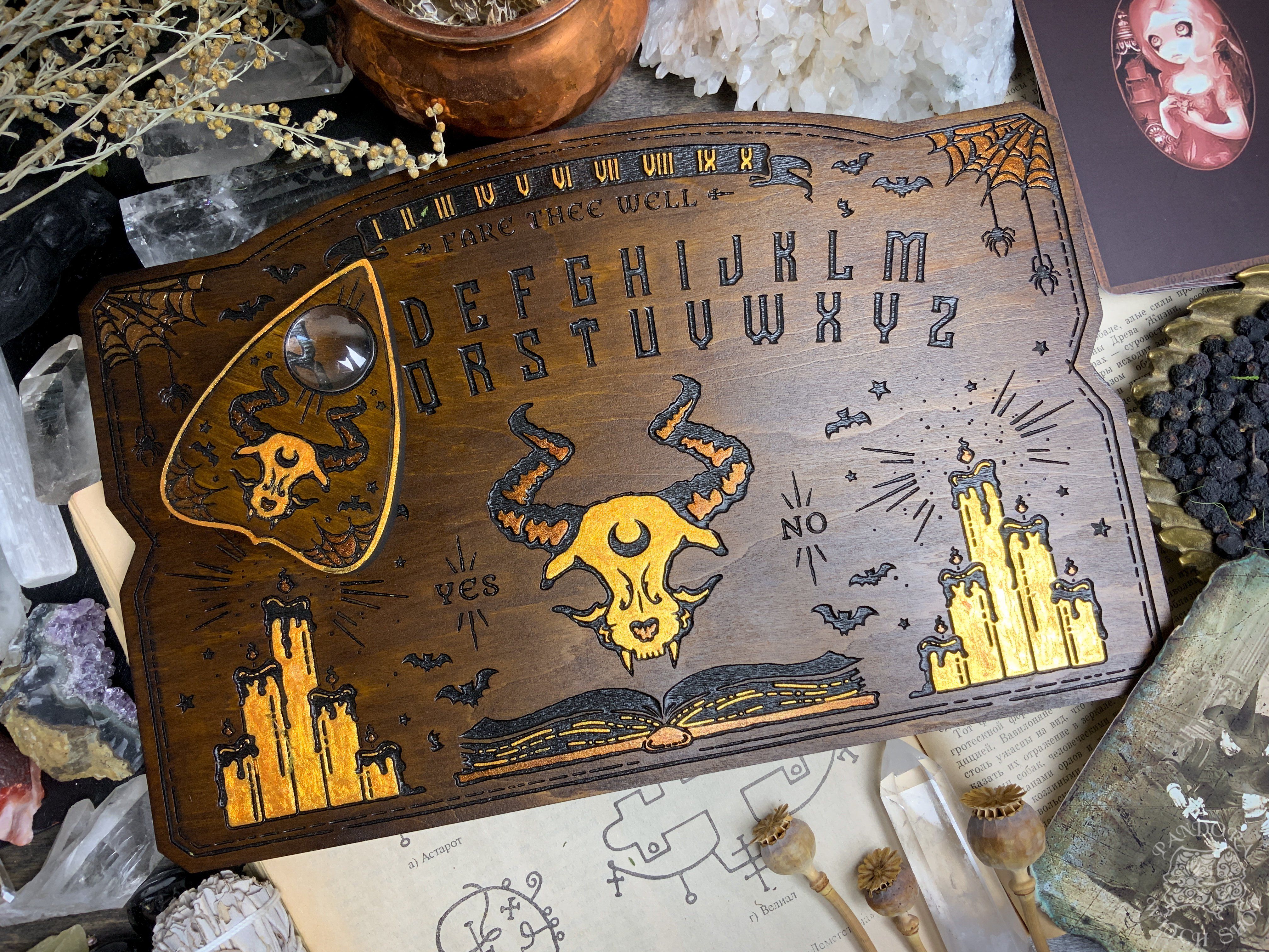 Ouija Board - Midnight Summoner Dark wood
