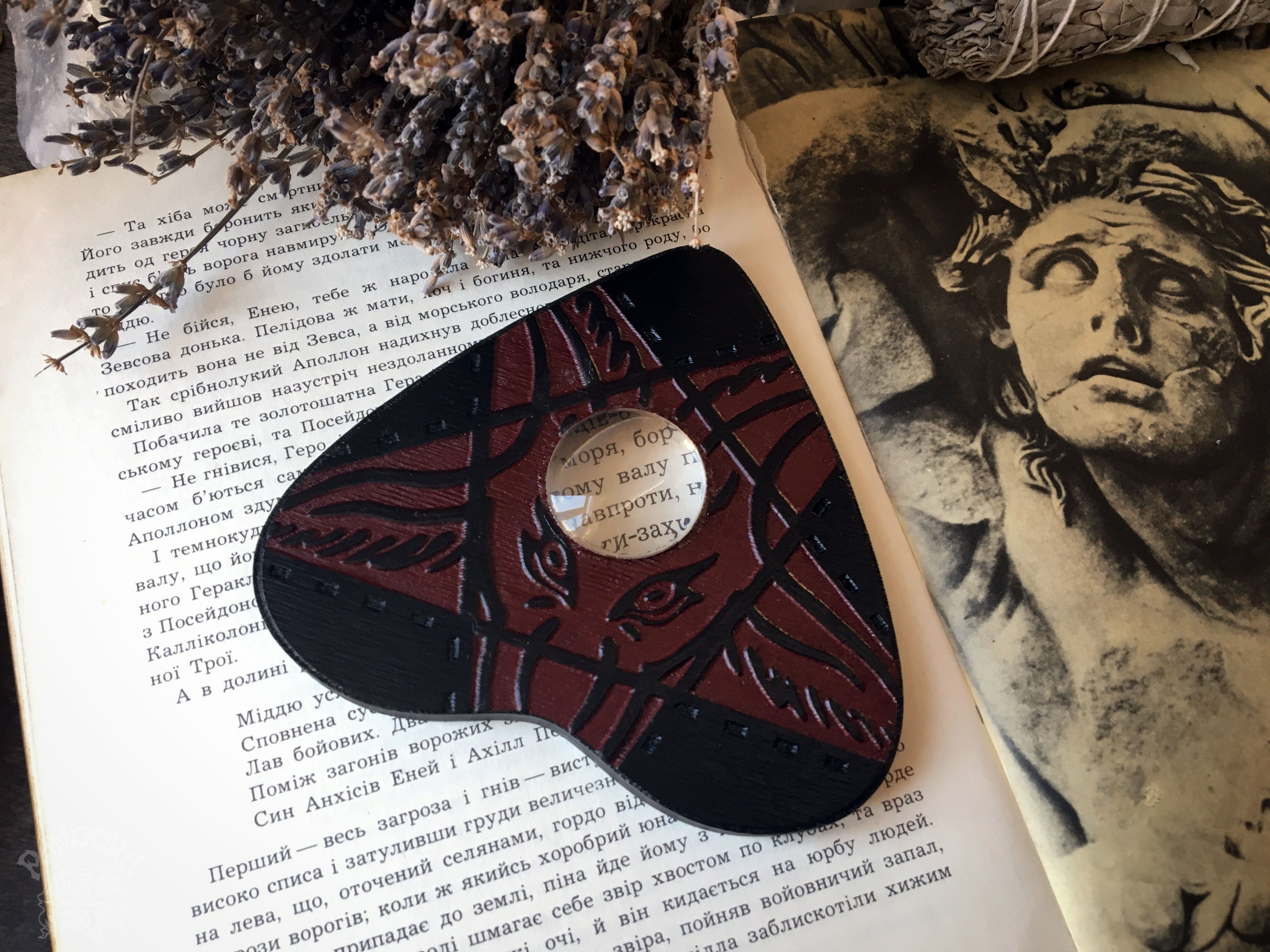 Ouija Planchette - Planchette - Lucifer - Black