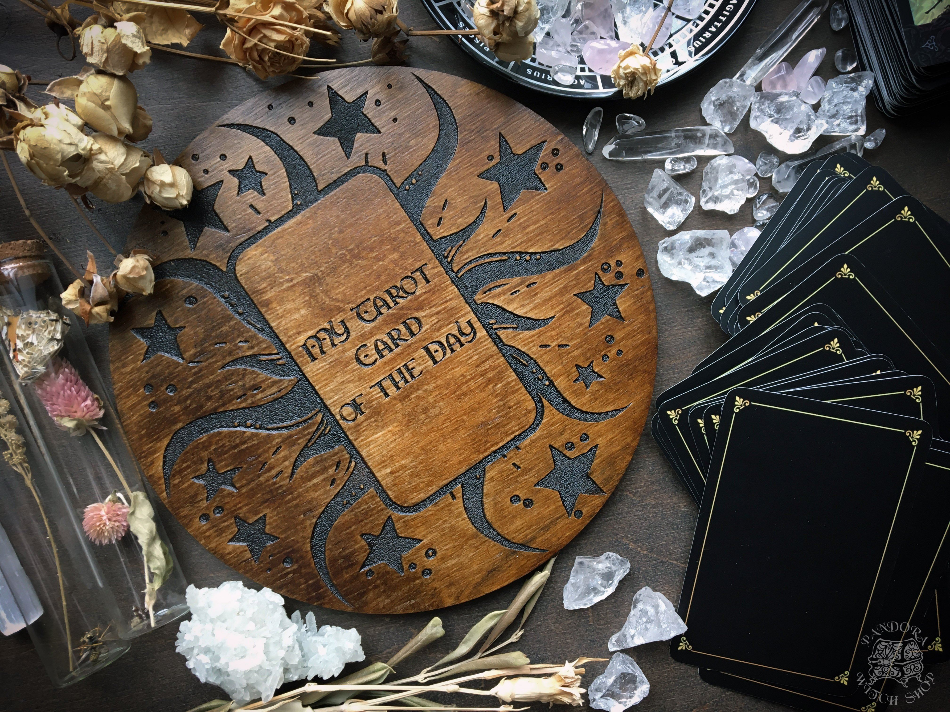 Tarot Board Card of the Day - Dark wood