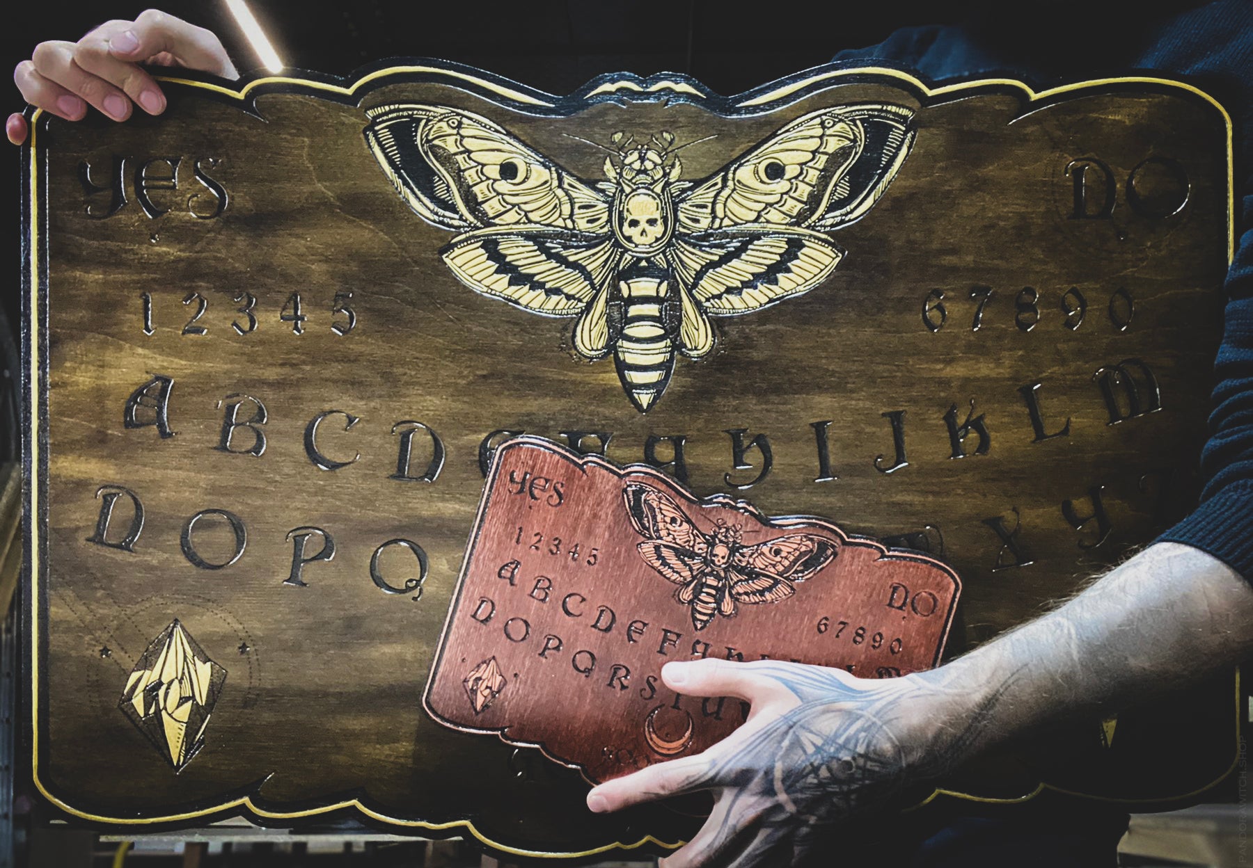 Ouija Board Voodoo - Baron Samedi - Silver