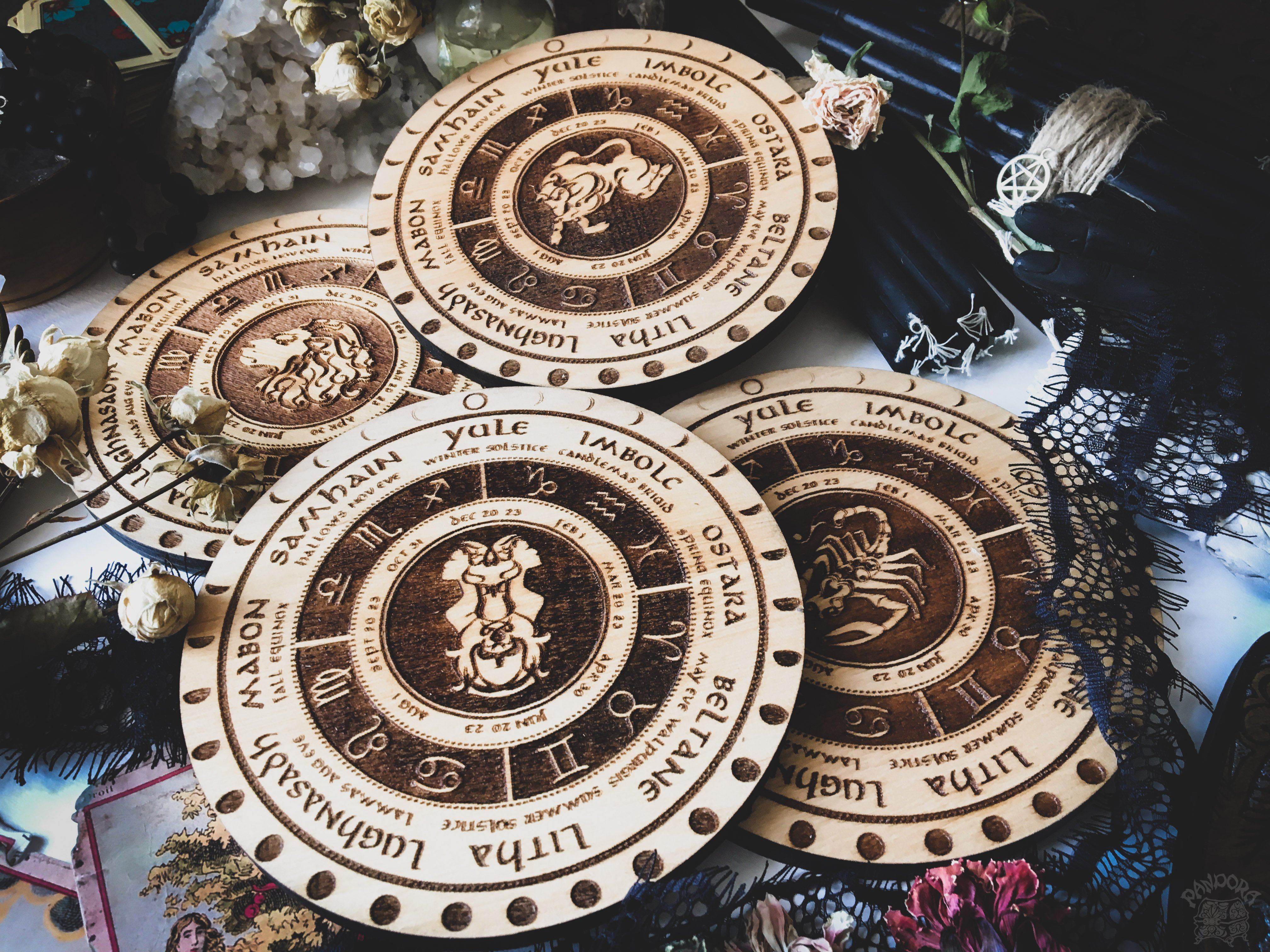 Wheel of the Year - Zodiac - Natural