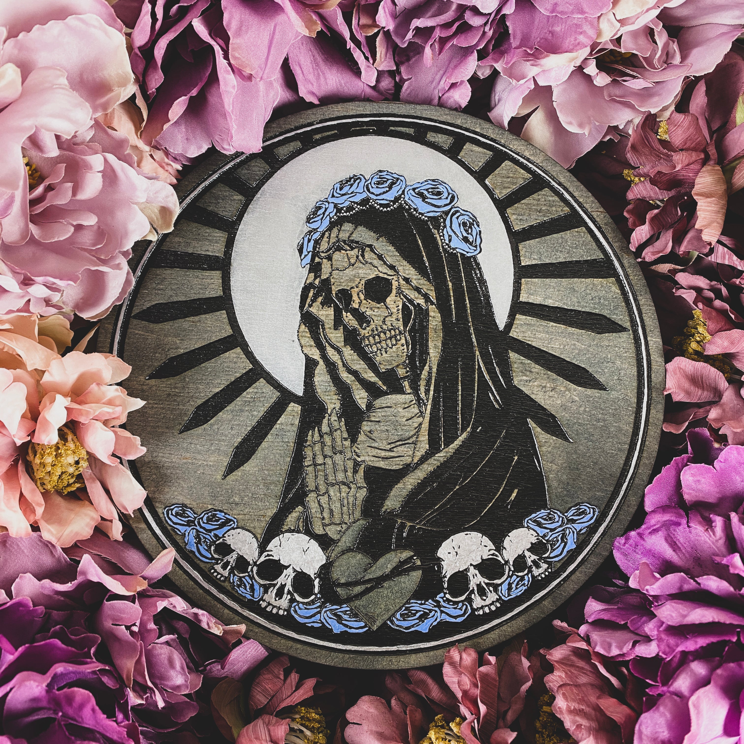 Santa Muerte - Gray wood - SS