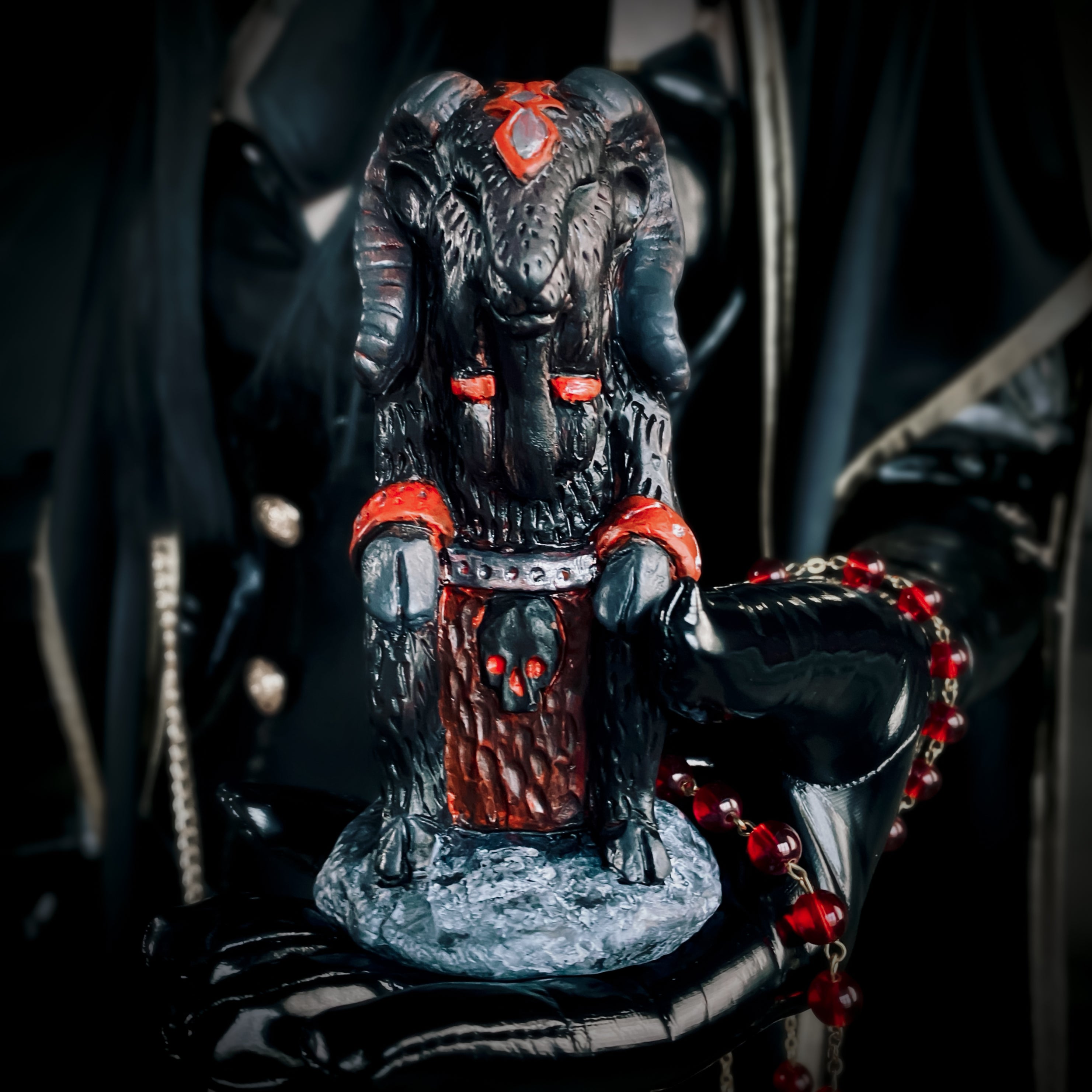 Totem Figure - Black Goat