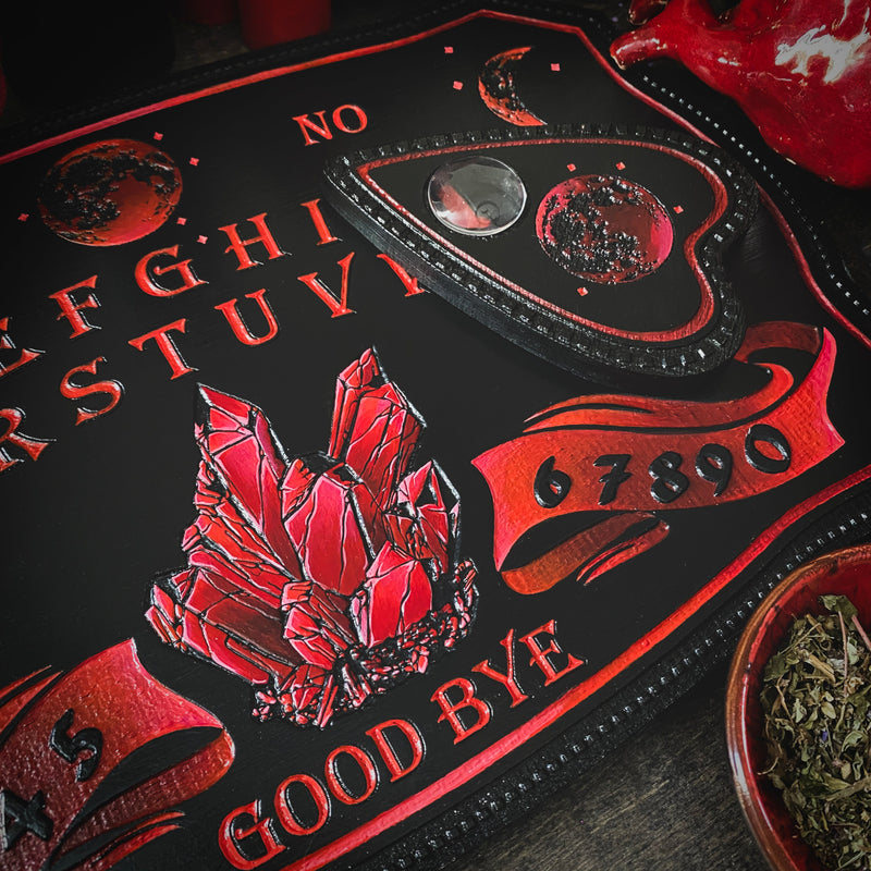 Ouija Board - Black and Bloody Crystals - SS
