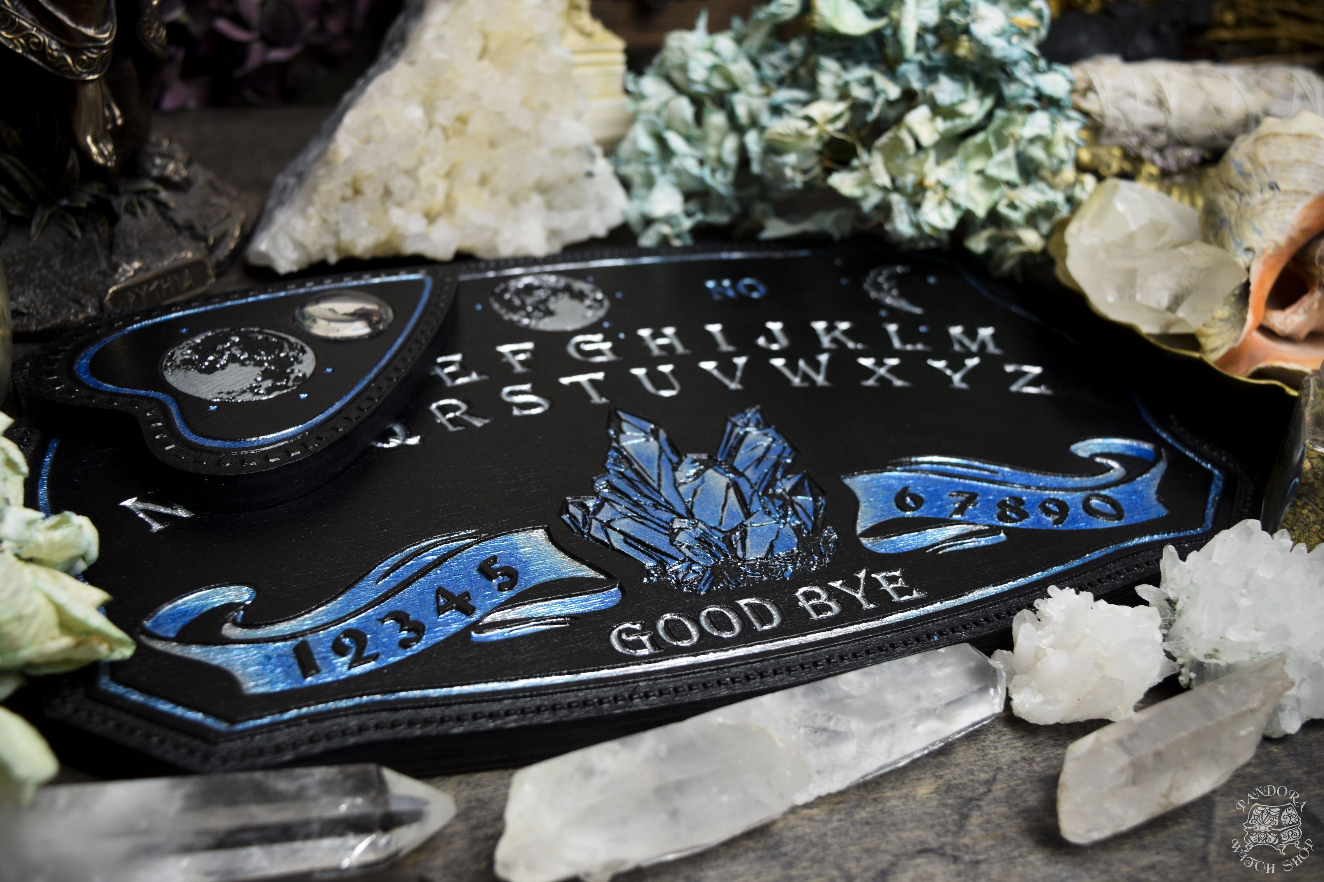 Ouija Board - Black and Lazur Crystals - SS