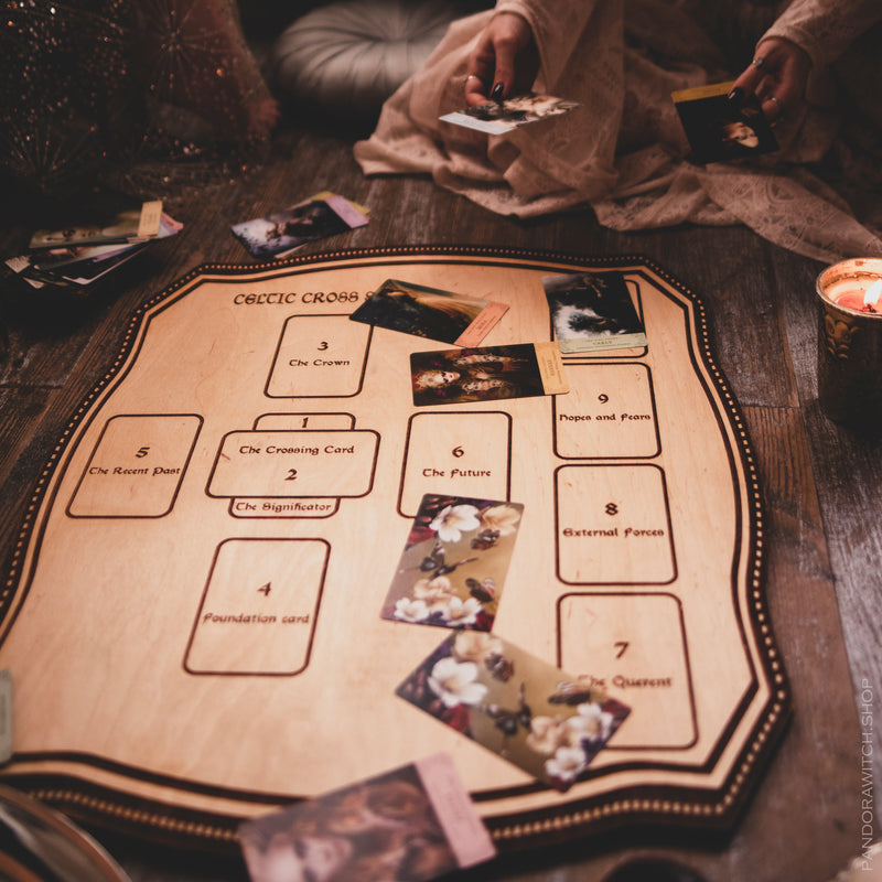 Tarot Spread Board Celtic Cross - Natural - SS